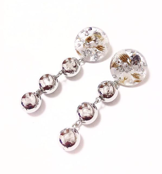 dryflower silver ball design