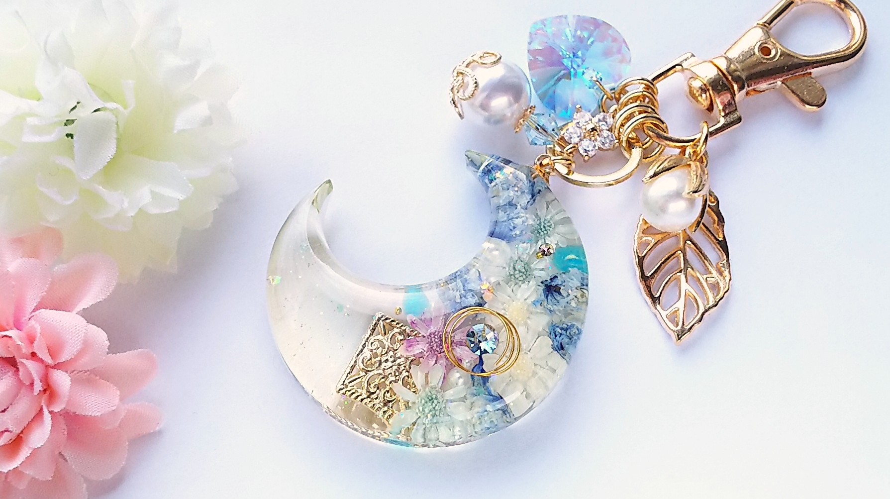 Moon flower field🌼キーホルダー