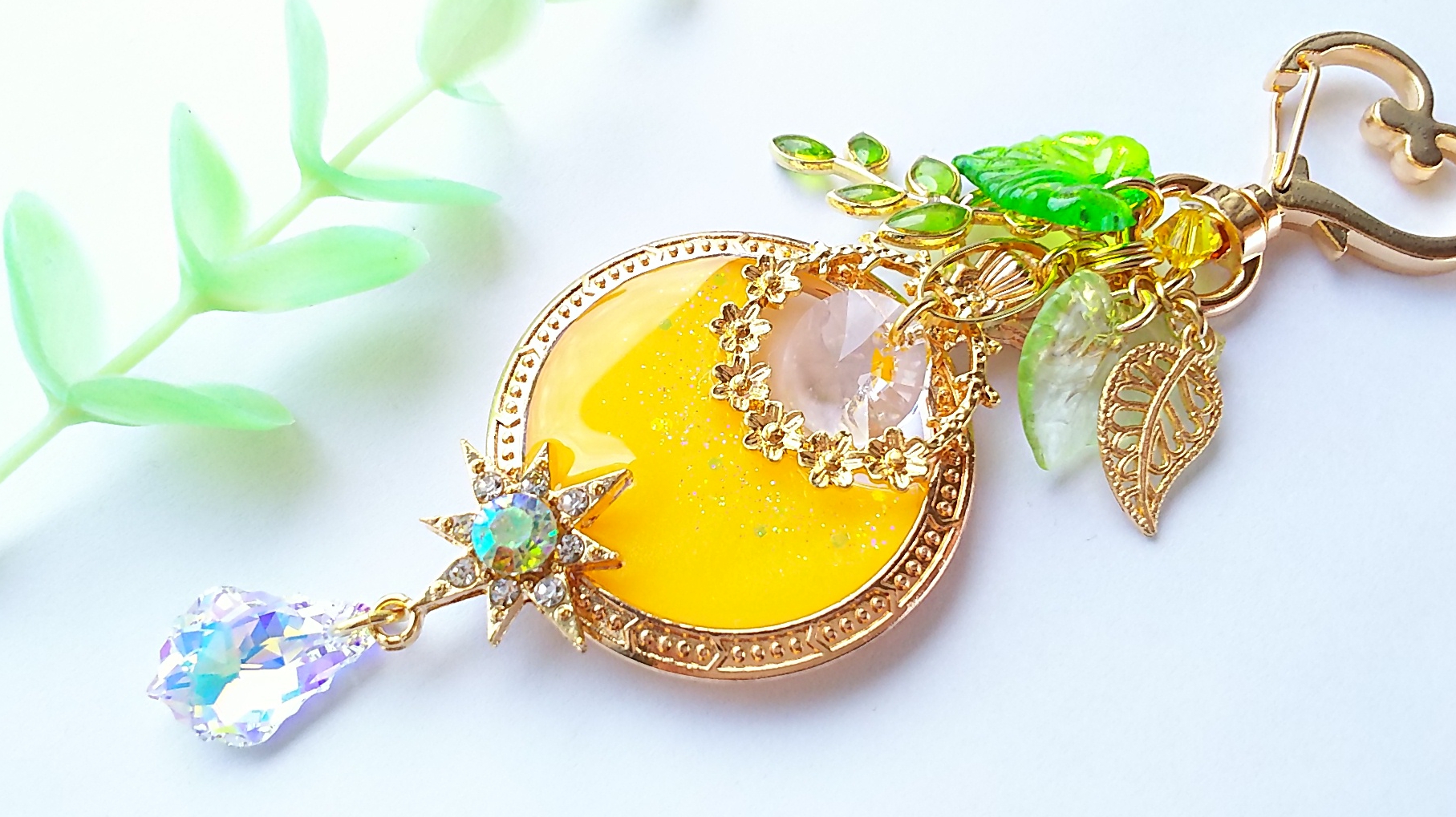 オレンジ果実のキーホルダー🍊