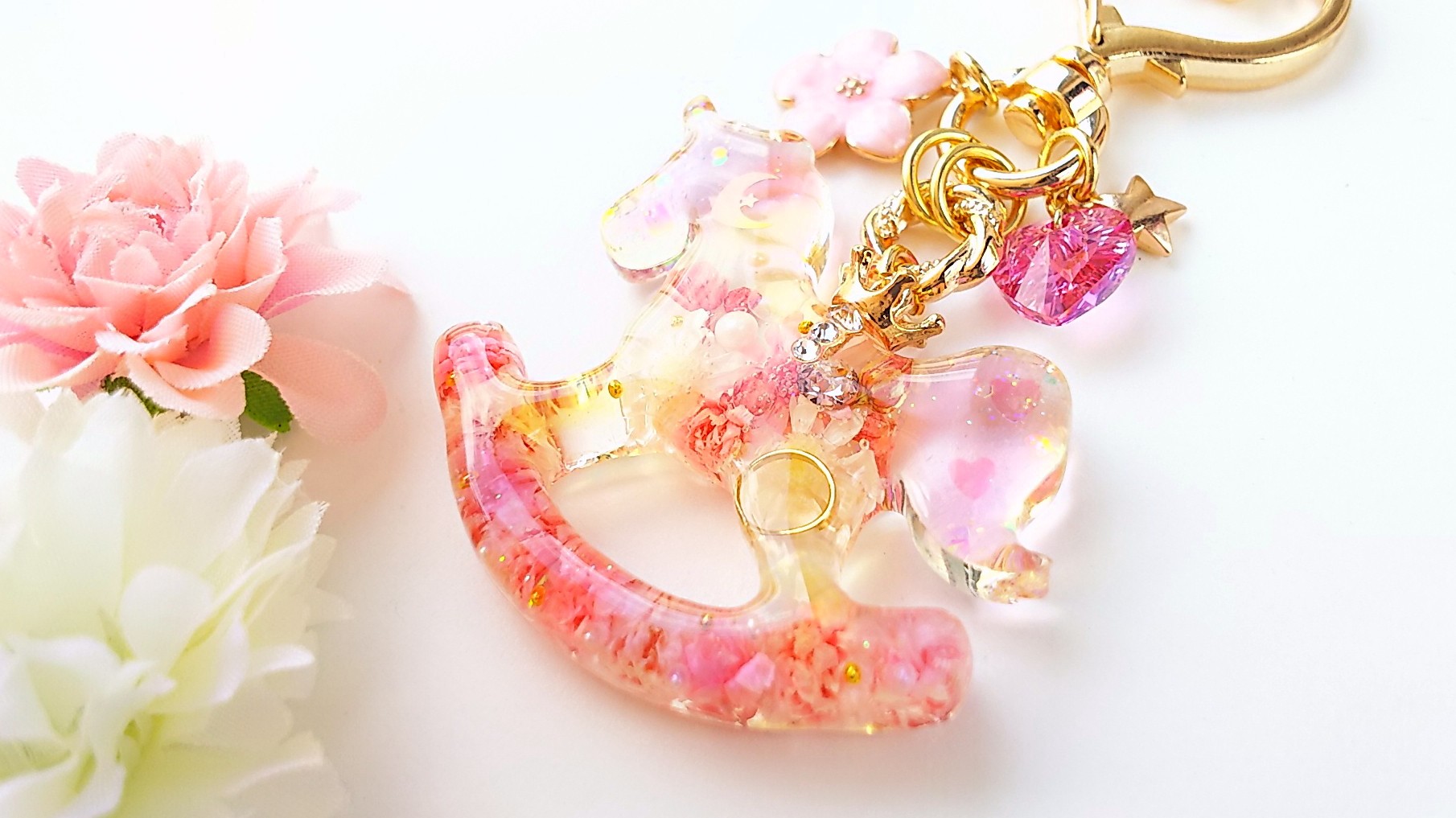 花木馬バッグチャーム🎠（A）