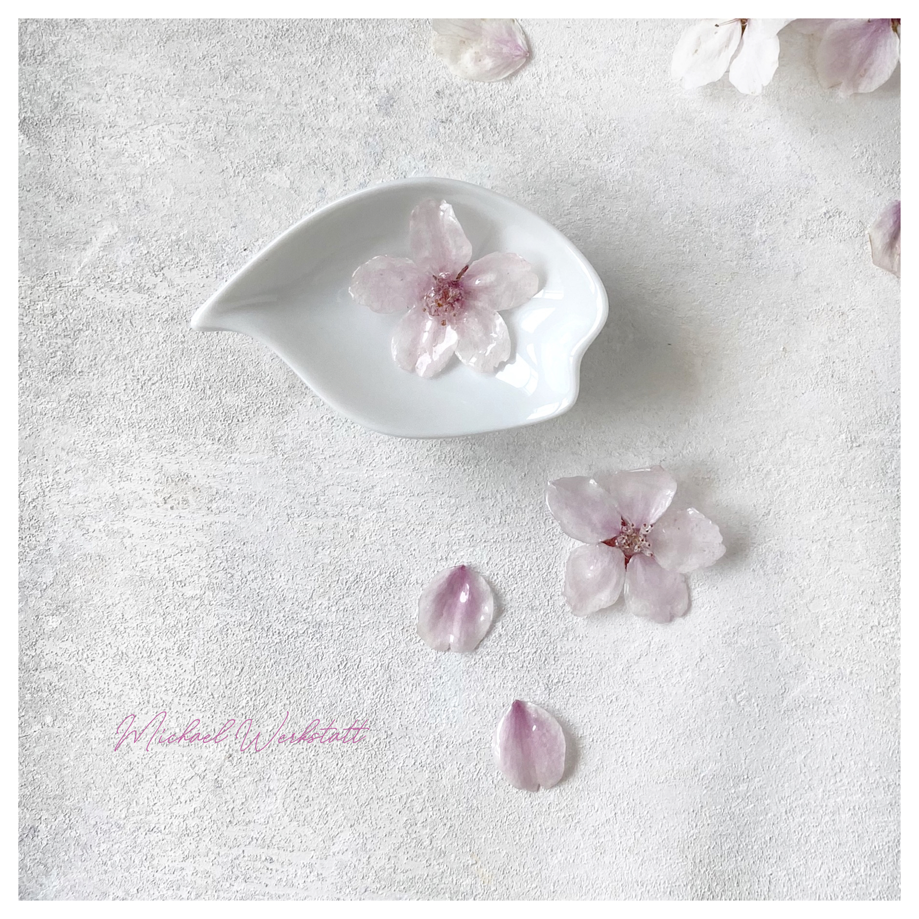 ありのままの桜4点セット(ピアスorイヤリング)