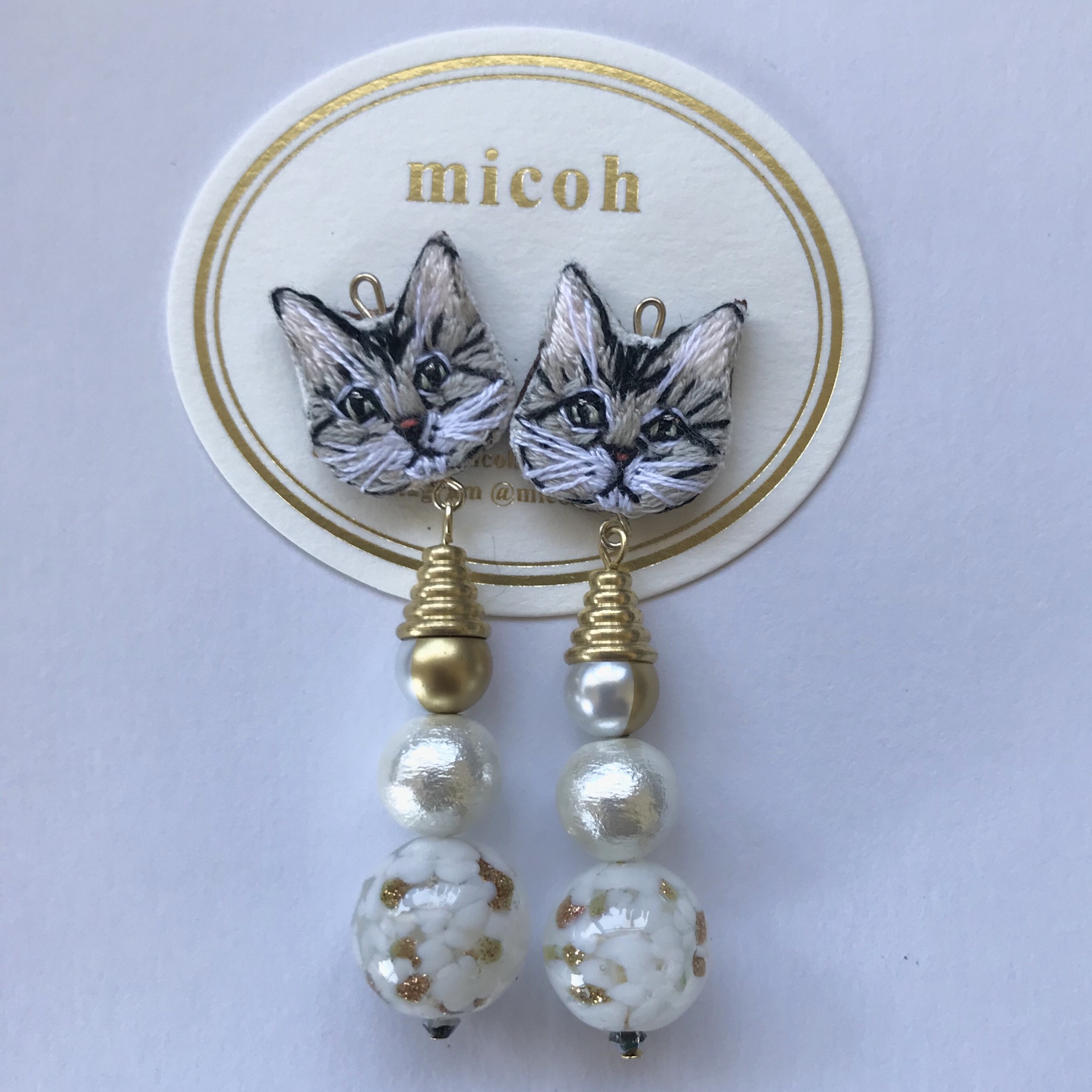 ヴィンテージライクキャット ピアス