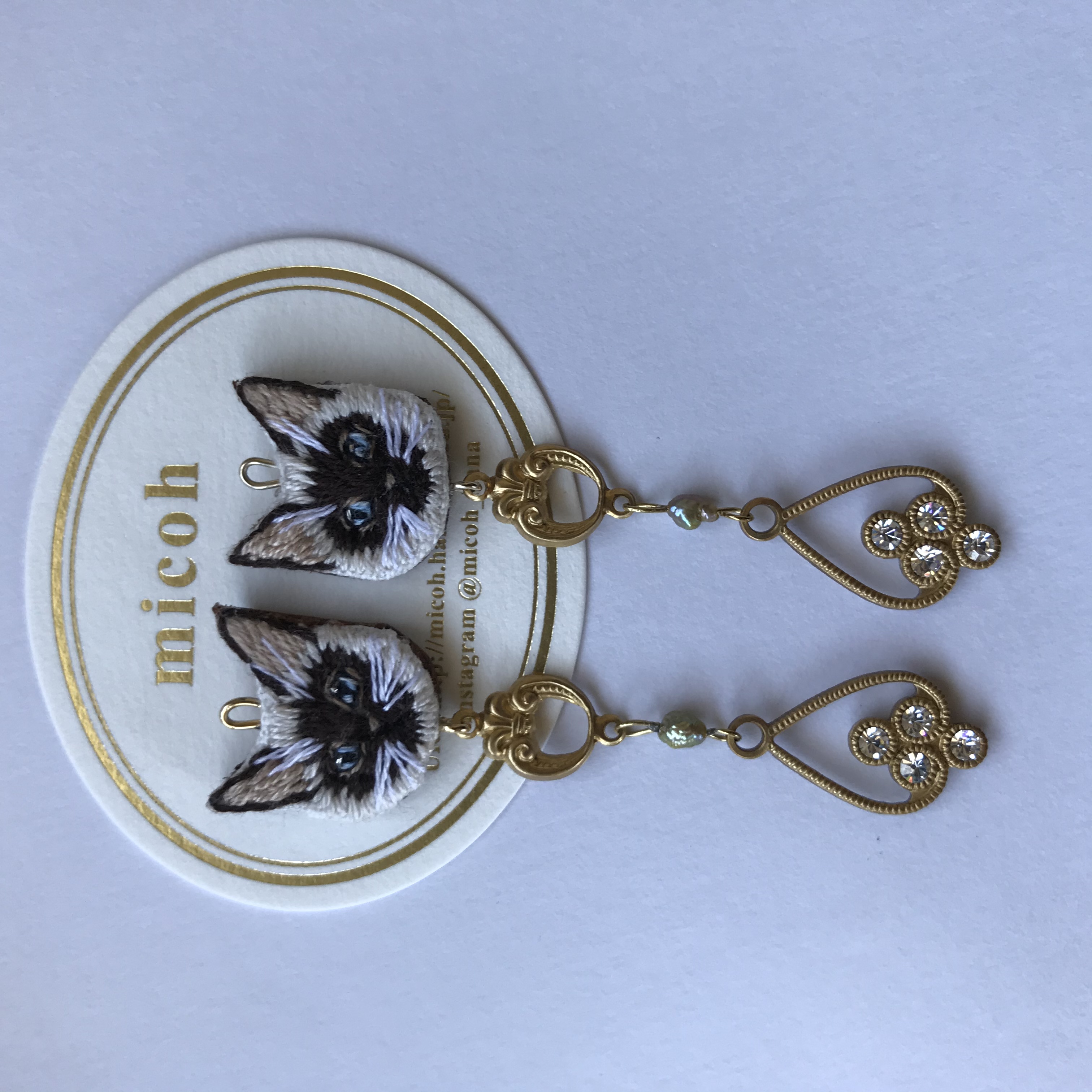 ヴィンテージライクキャット ピアス