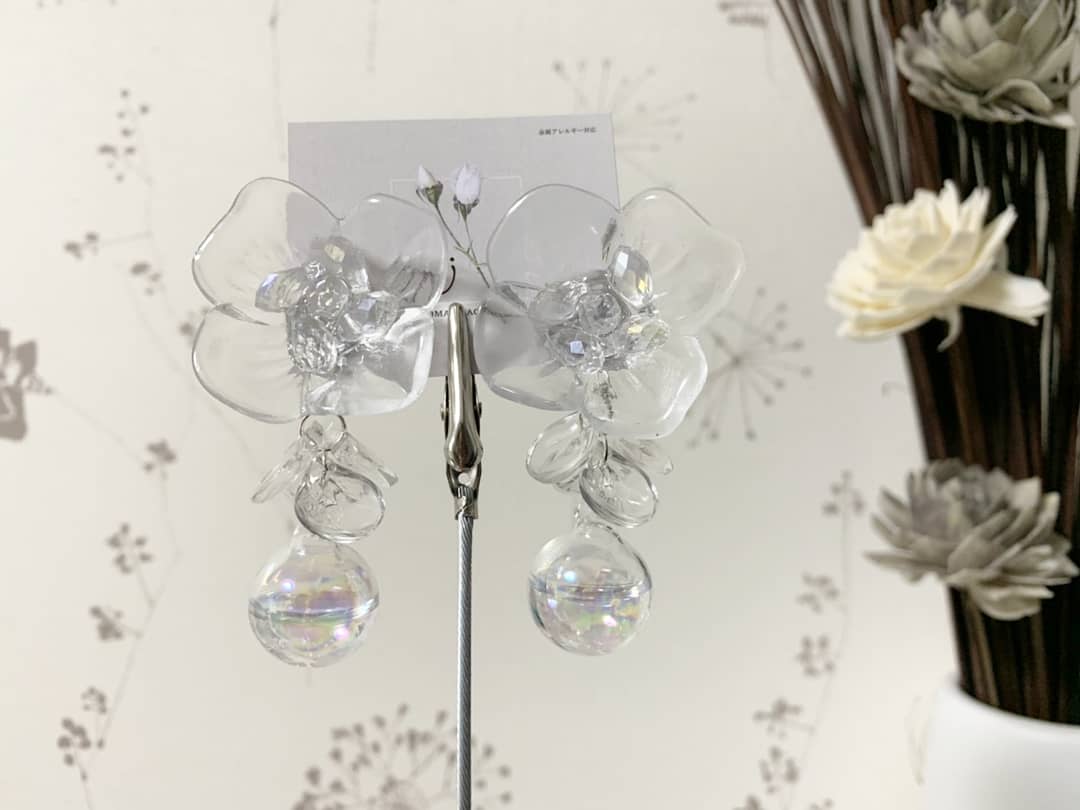 【先行販売】clear flower bubble*°