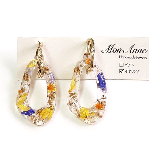 【送料無料】髙橋ユウさん着用☆kikagaku flower hoop piece