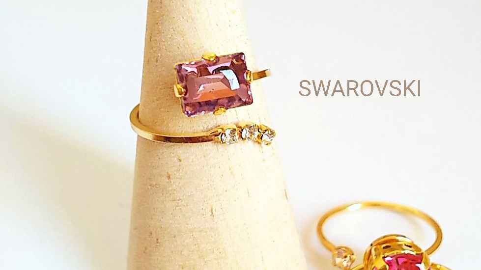 SWAROVSKIリング💜