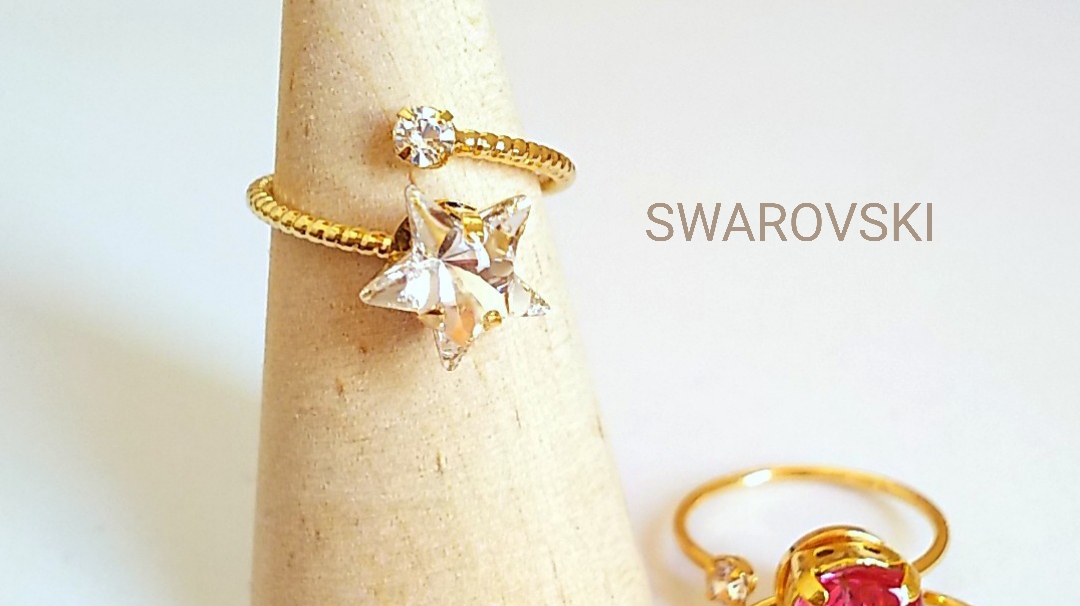 SWAROVSKIリング☆