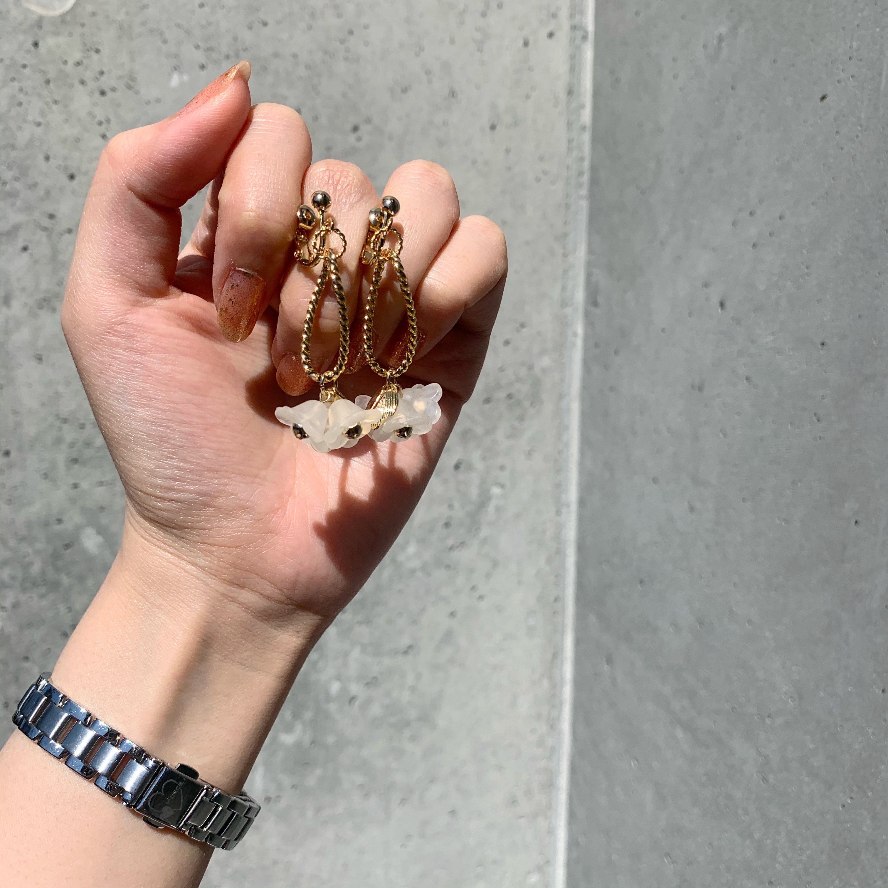 あじさいブーケ  ピアス・イヤリング