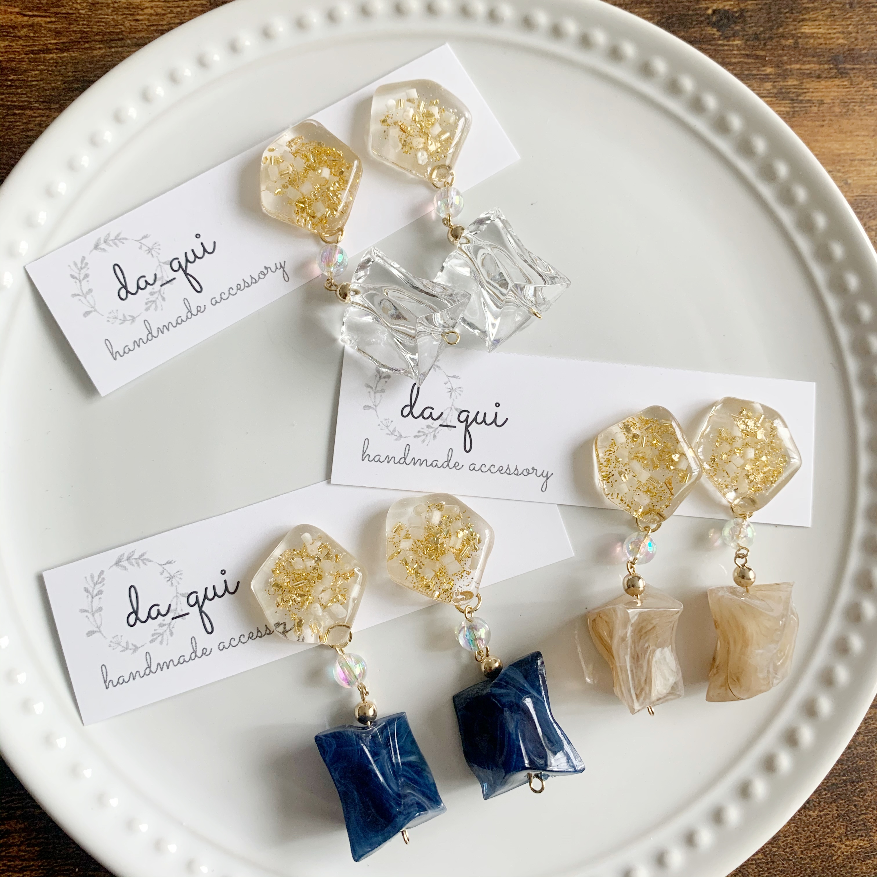 clear gold  ピアス・イヤリング