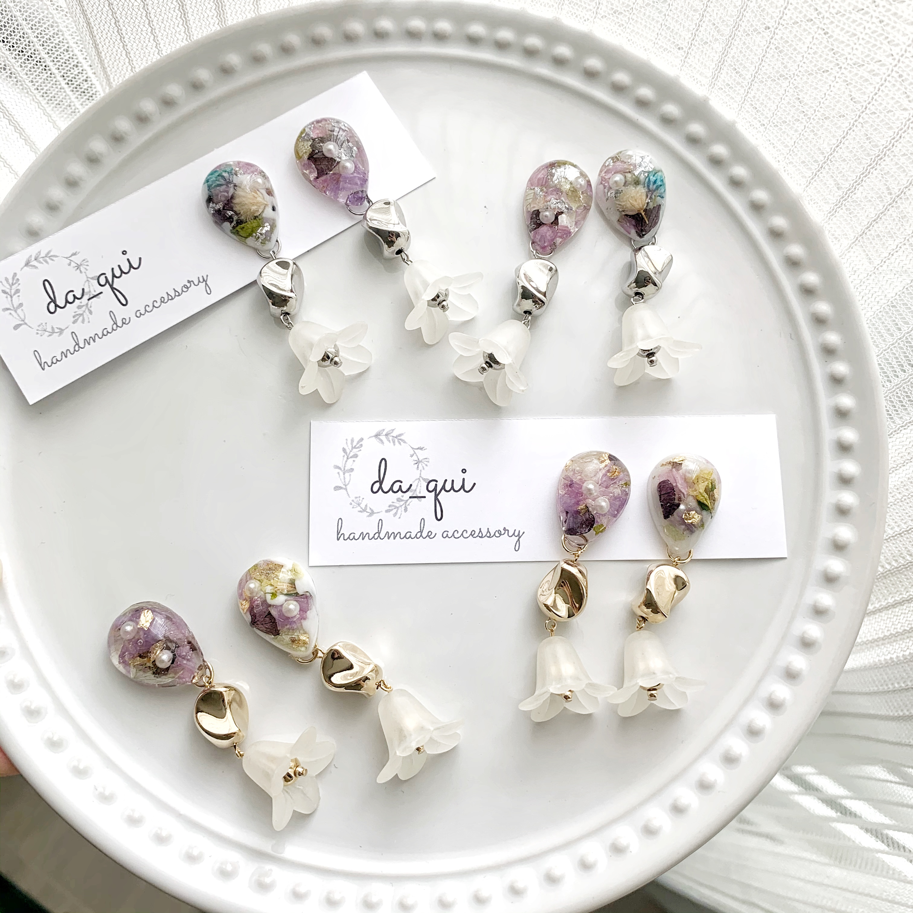 drop Flower  ピアス・イヤリング