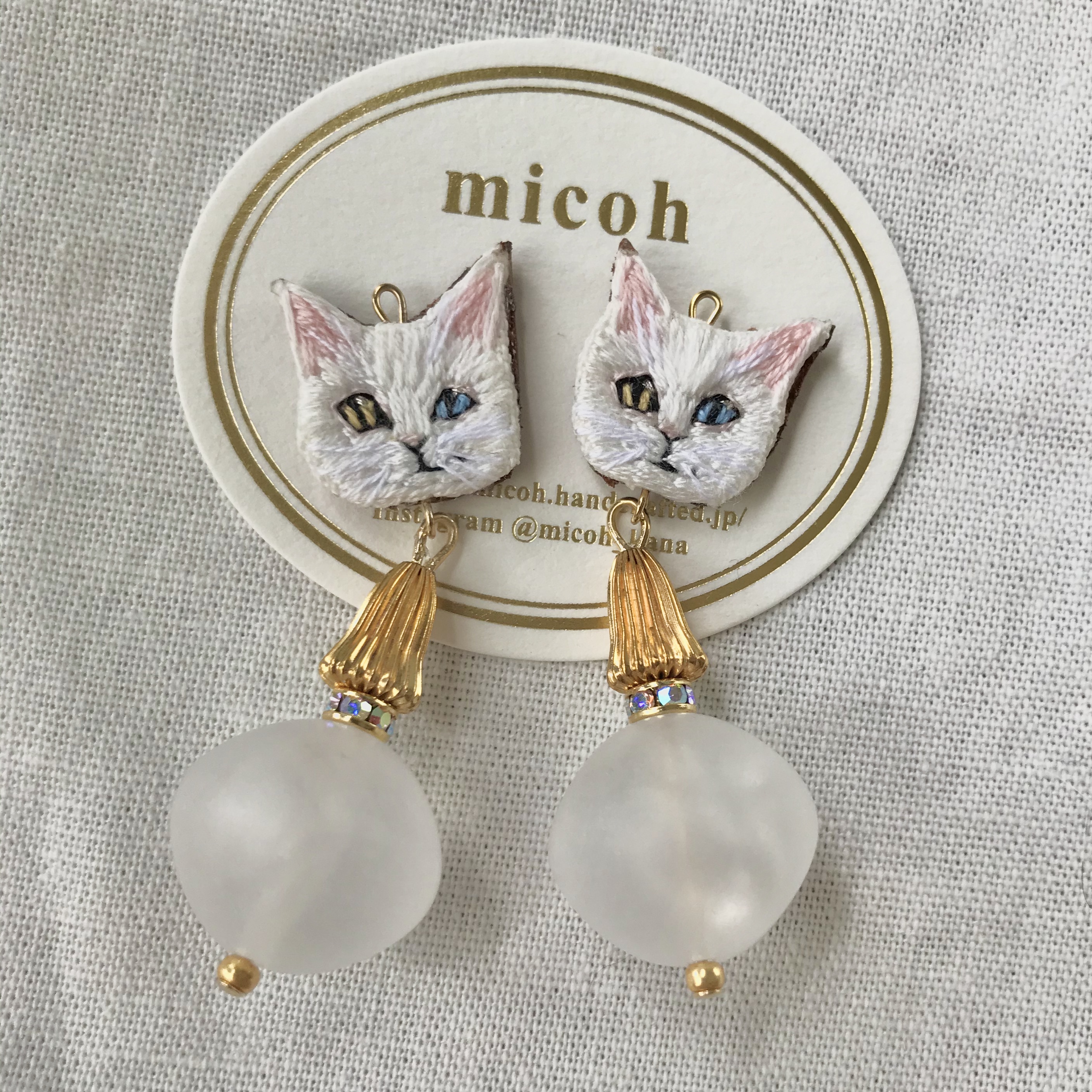 ヴィンテージライクキャット ピアス