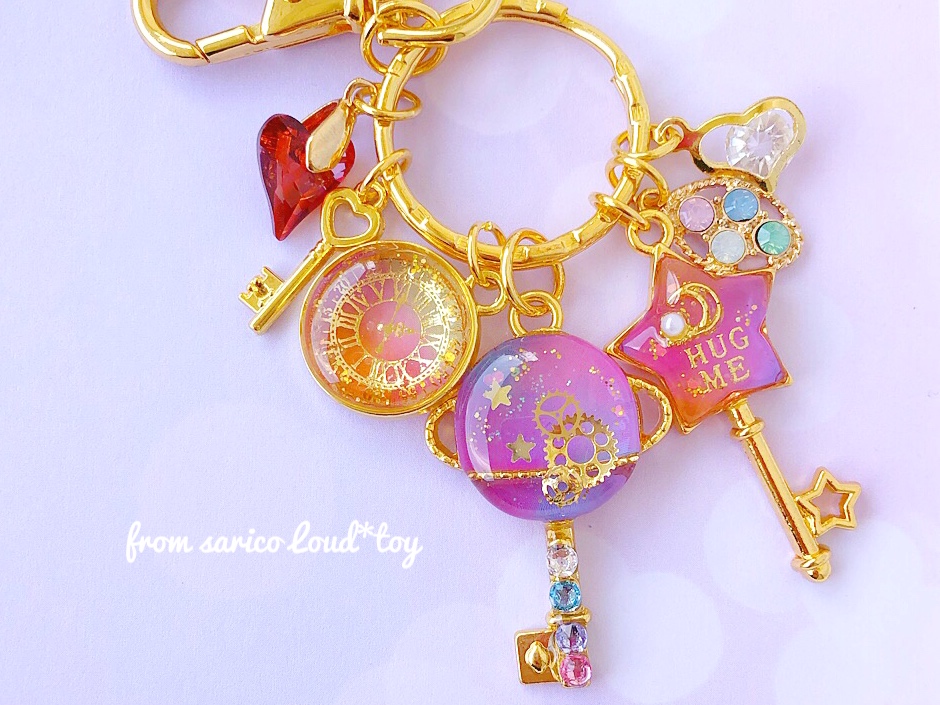 時空への鍵チャーム惑星(purple)