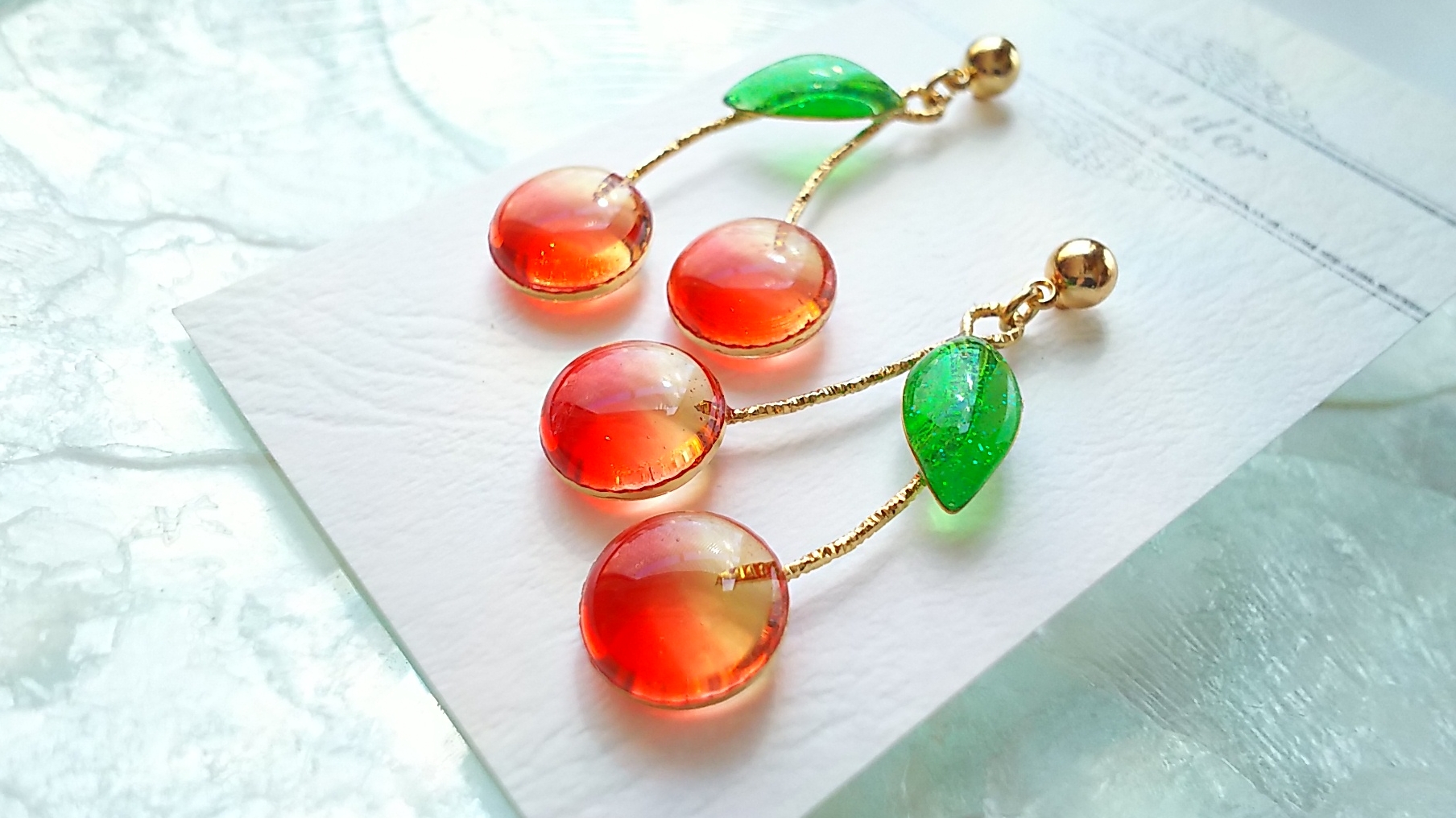 さくらんぼの耳飾り🍒