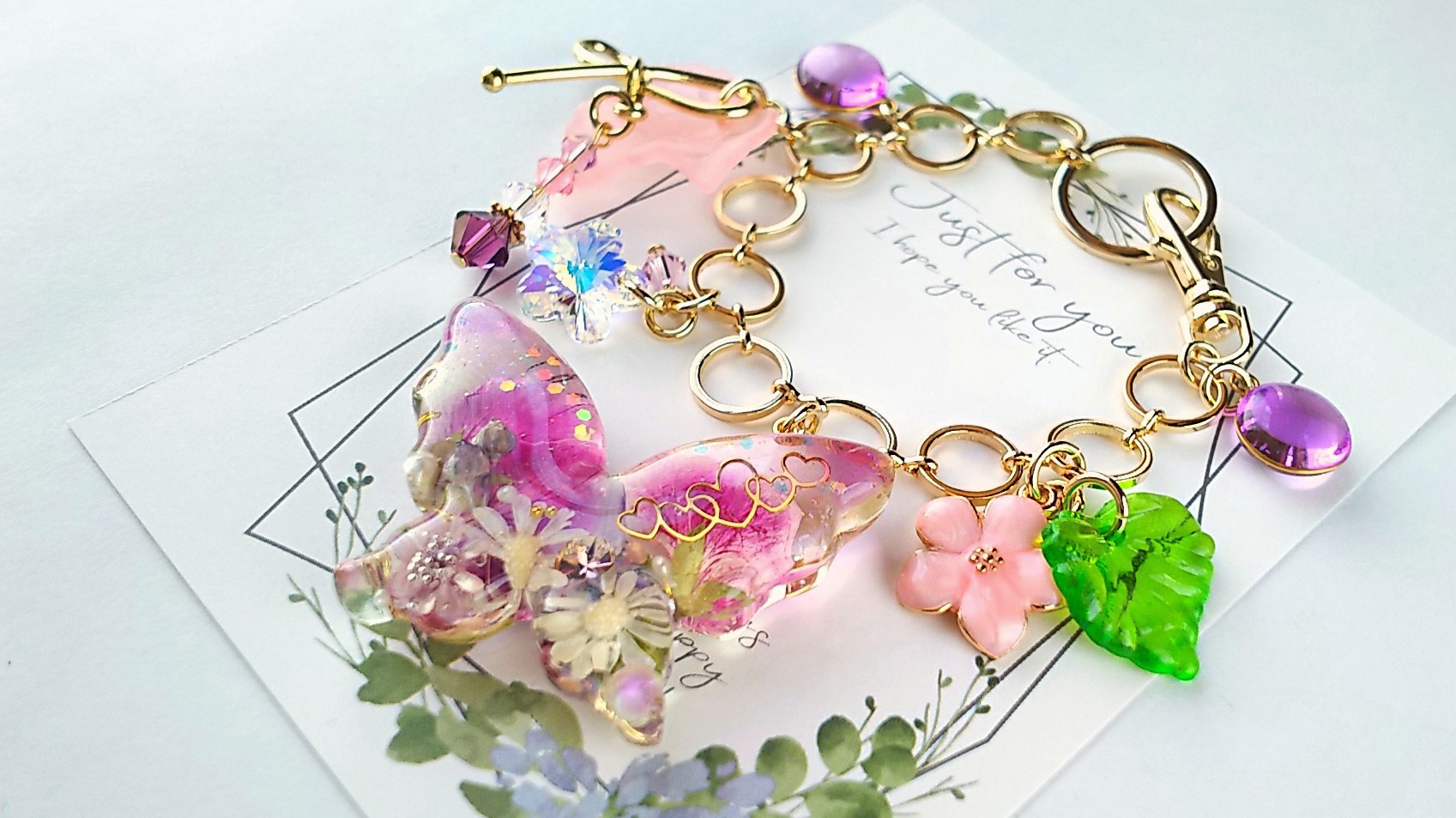 蝶々のバッグチャーム🦋