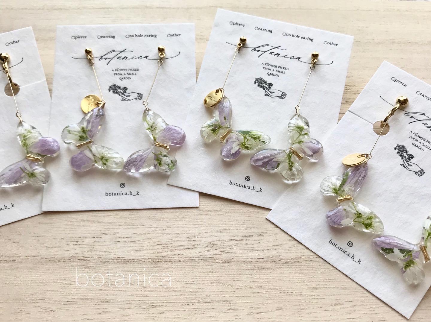 papillon 薄紫色の紫陽花