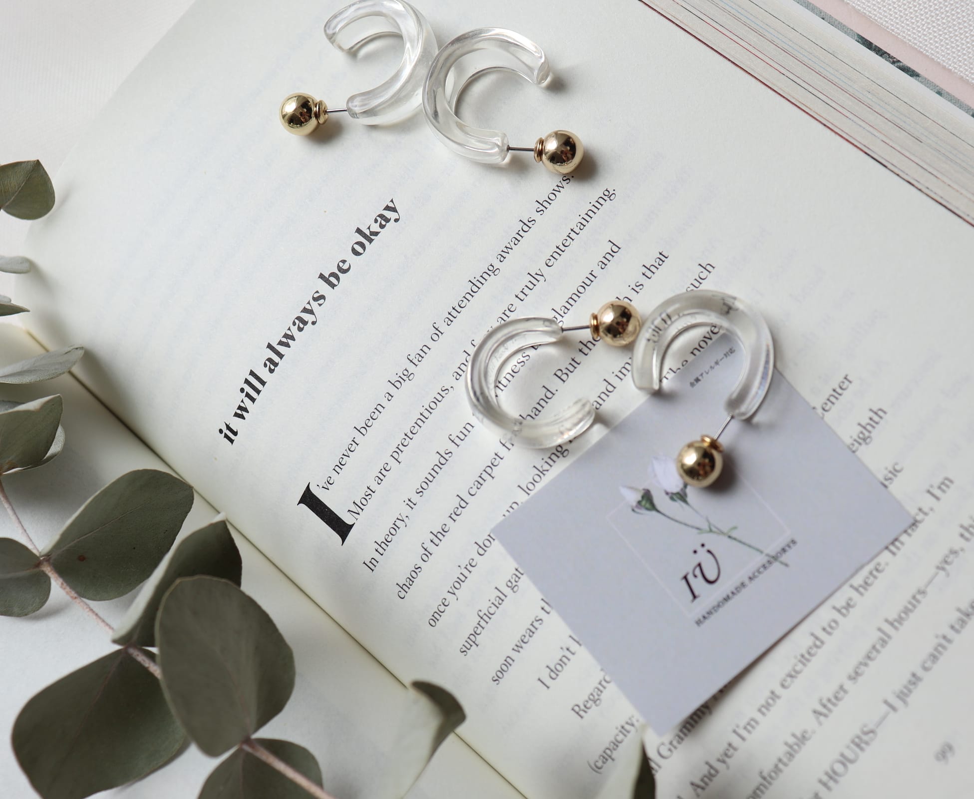 【七夕イベント】1点限定!!clear mini hoop