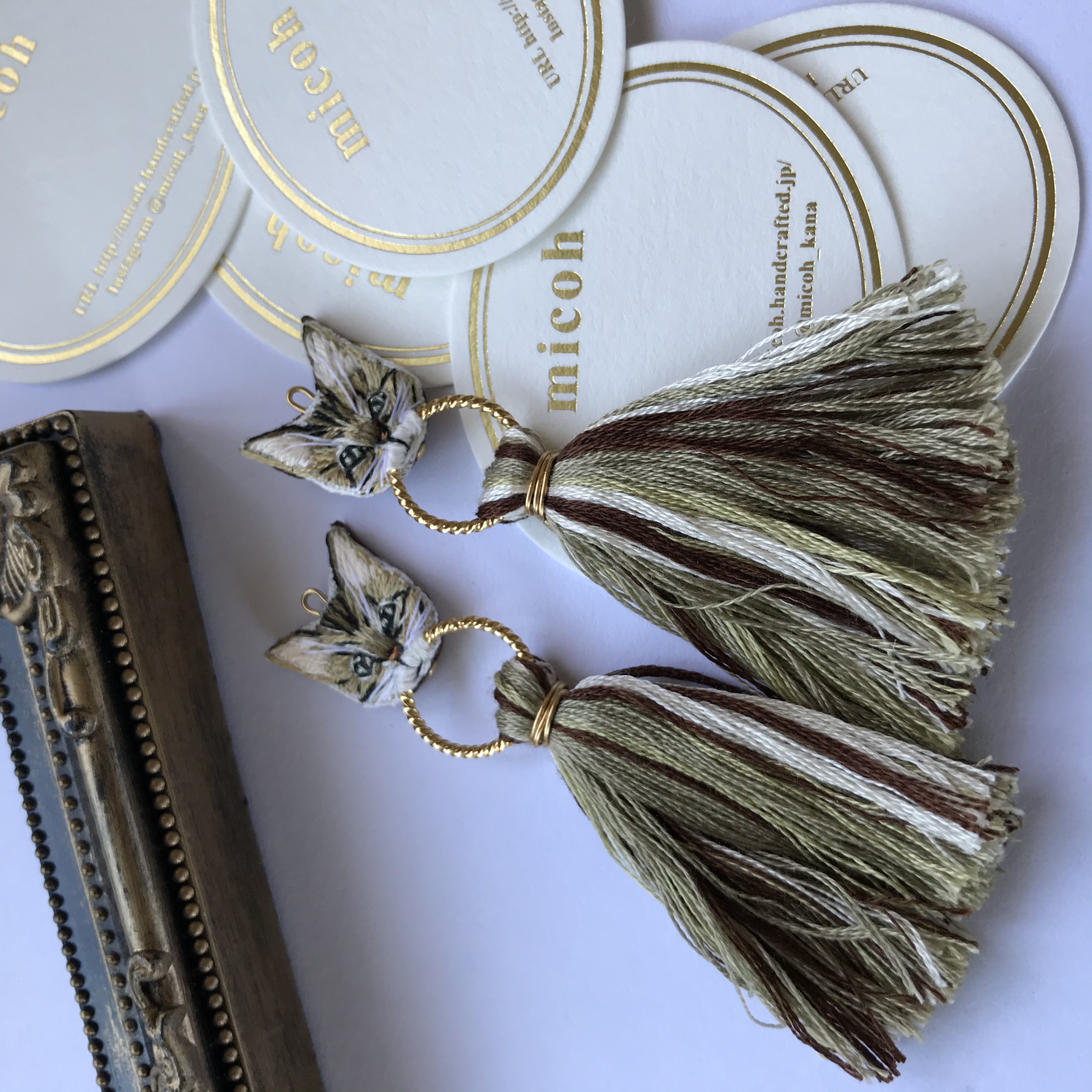 キャット・タッセルピアス