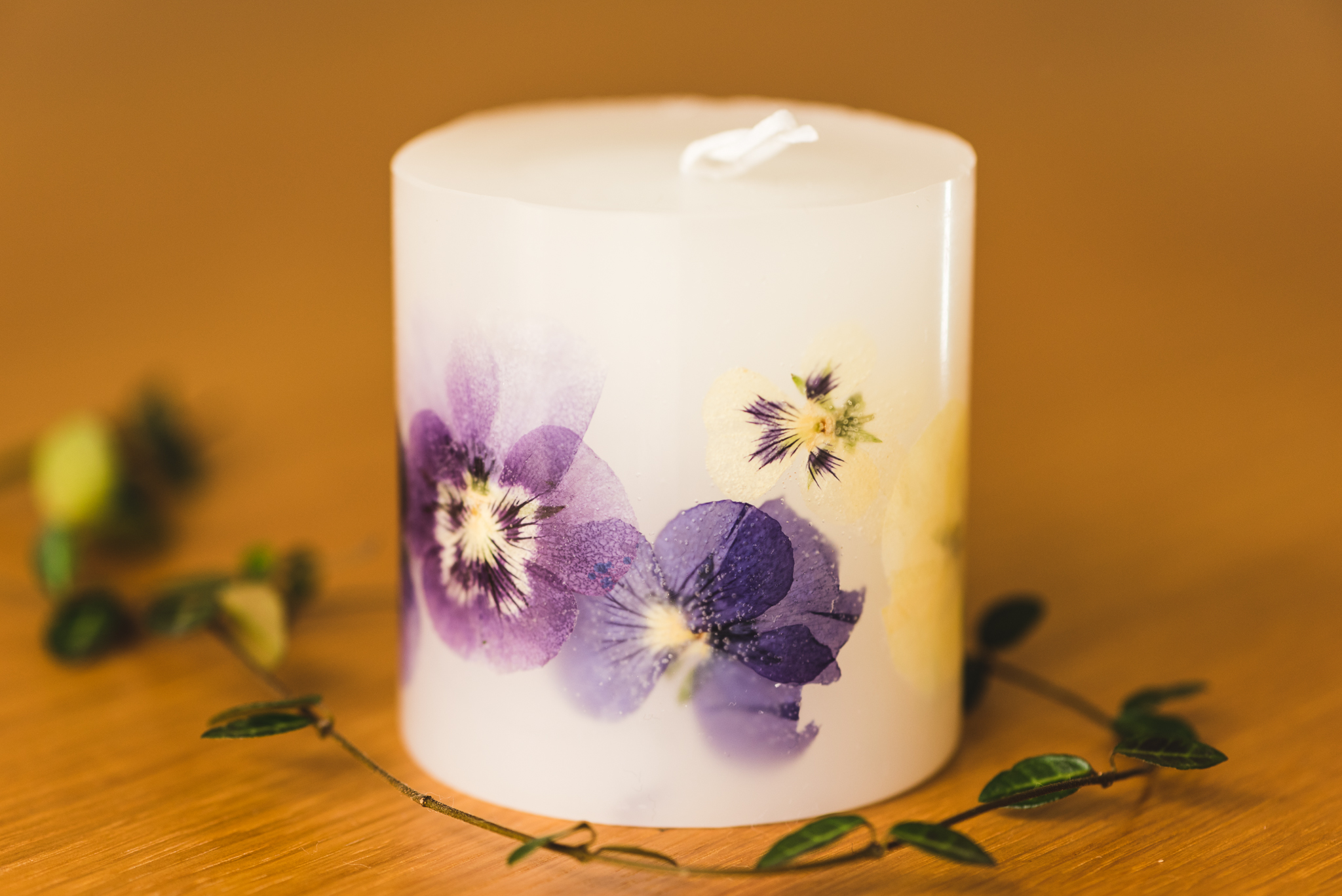 Botanical candle【Pansy】