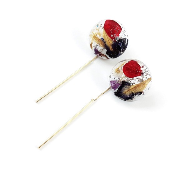 【送料無料】2way autumn flower chain bar design