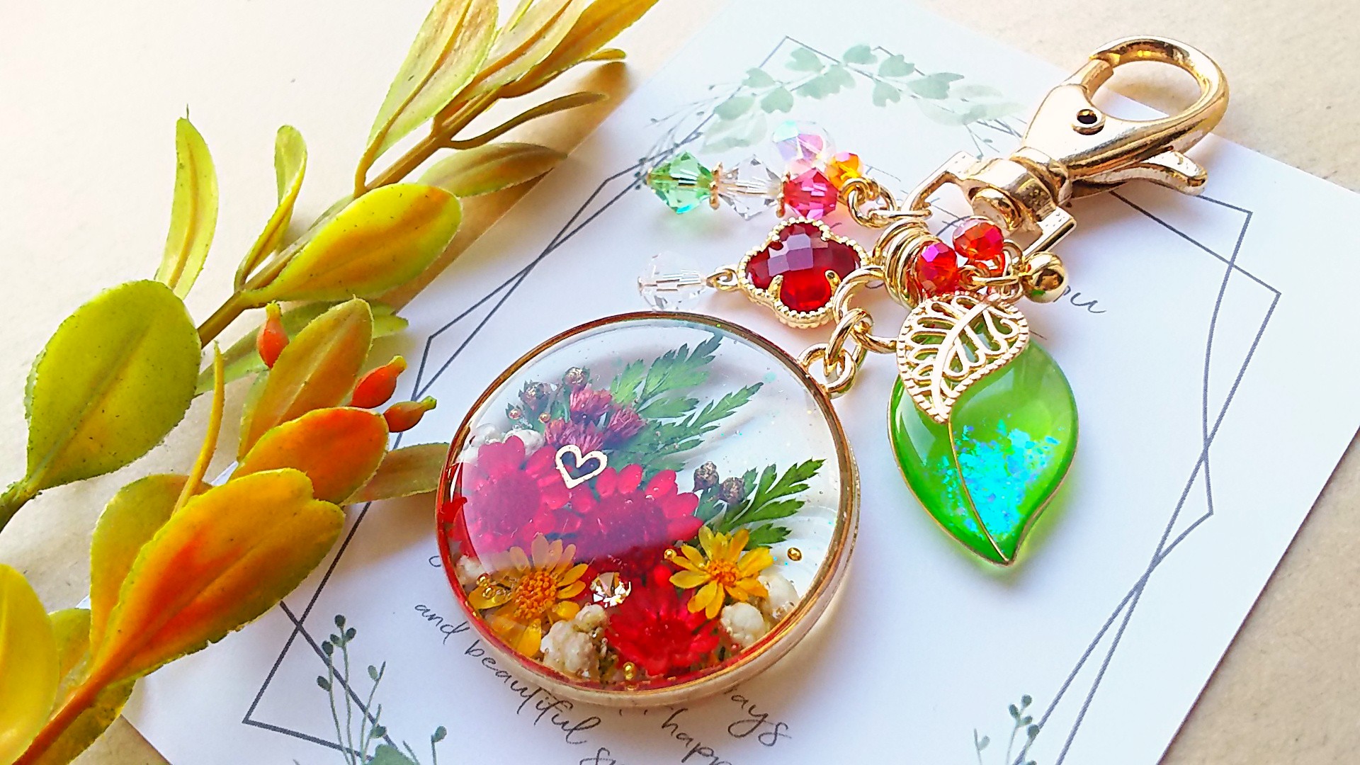 Fruitful autumn❤️キーホルダー