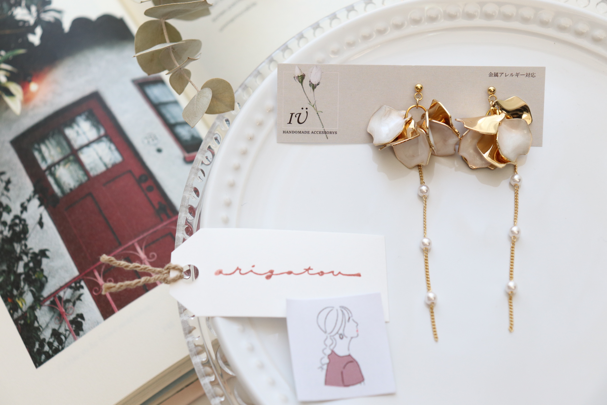 【new】rose perlchain♡パールホワイト