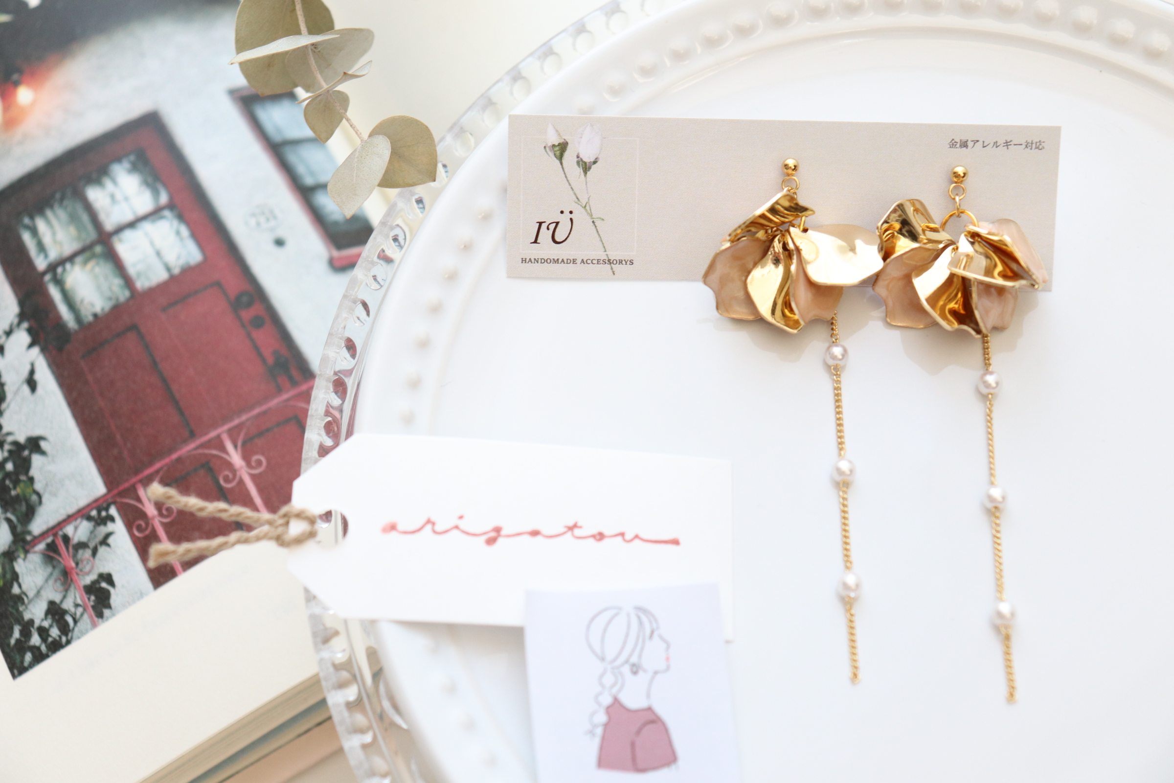 【new】rose perlchain♡パールピンク