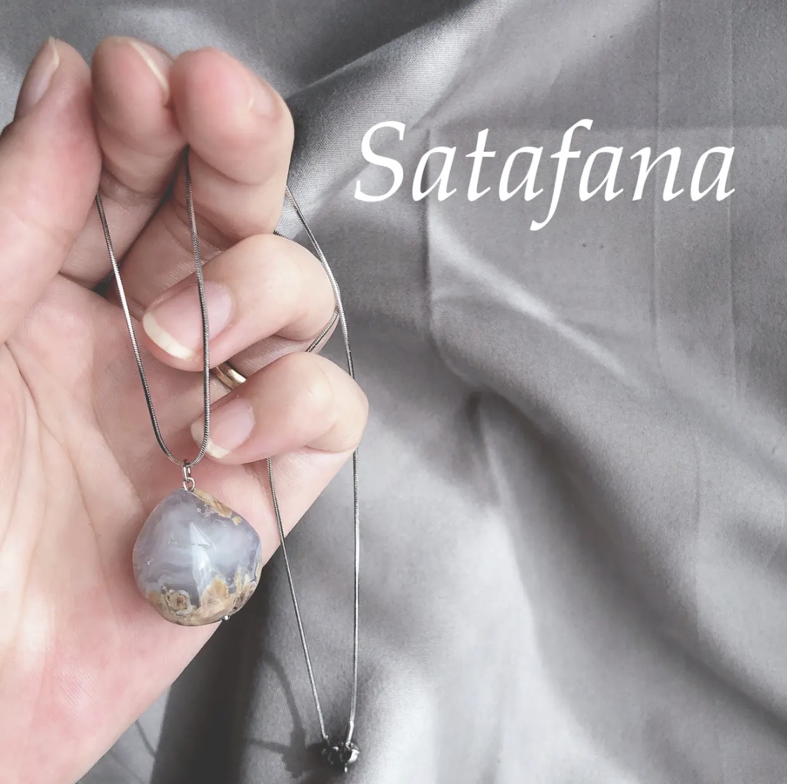 【blue_stone necklace】