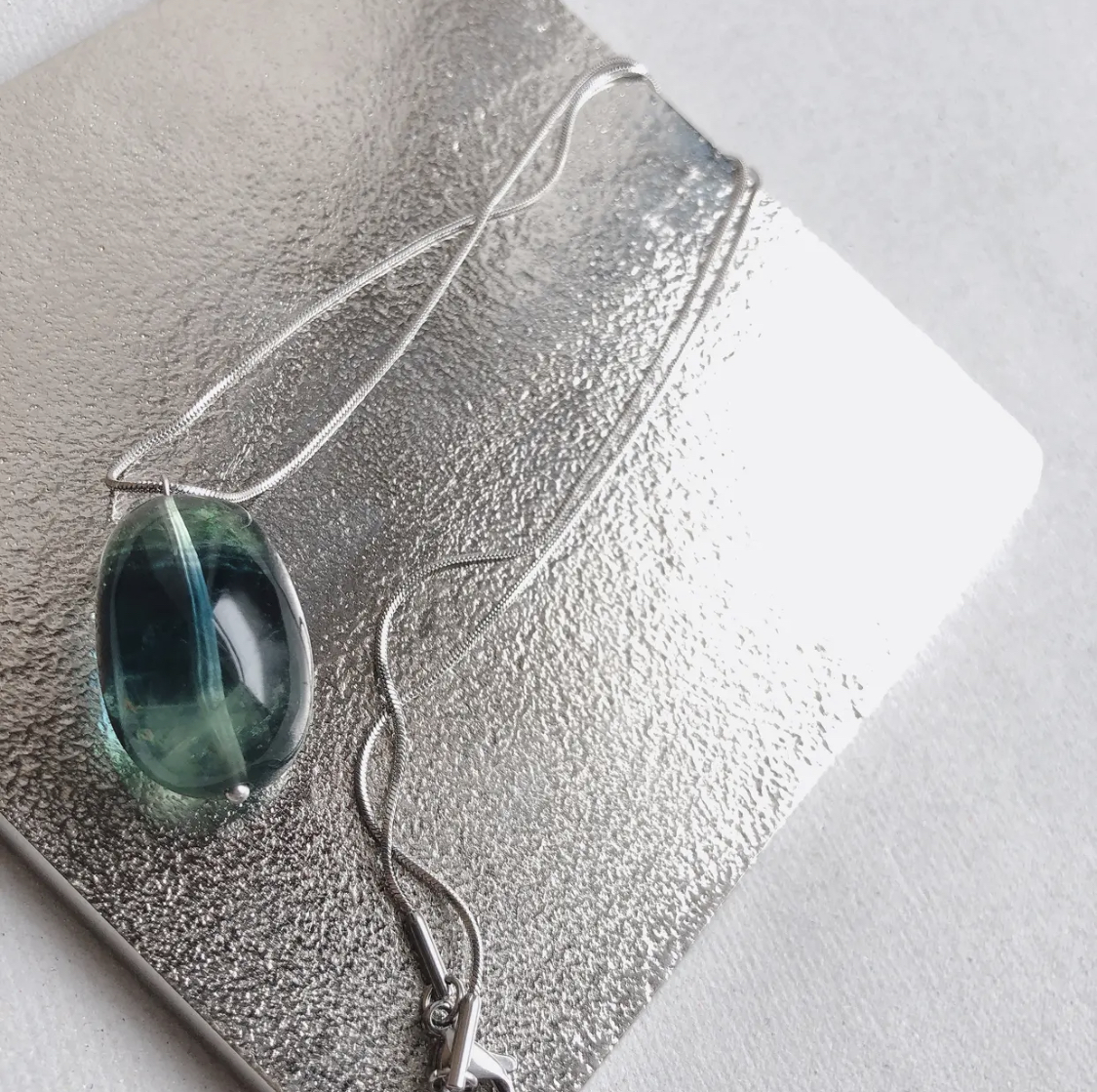 【blue/green stone】necklace