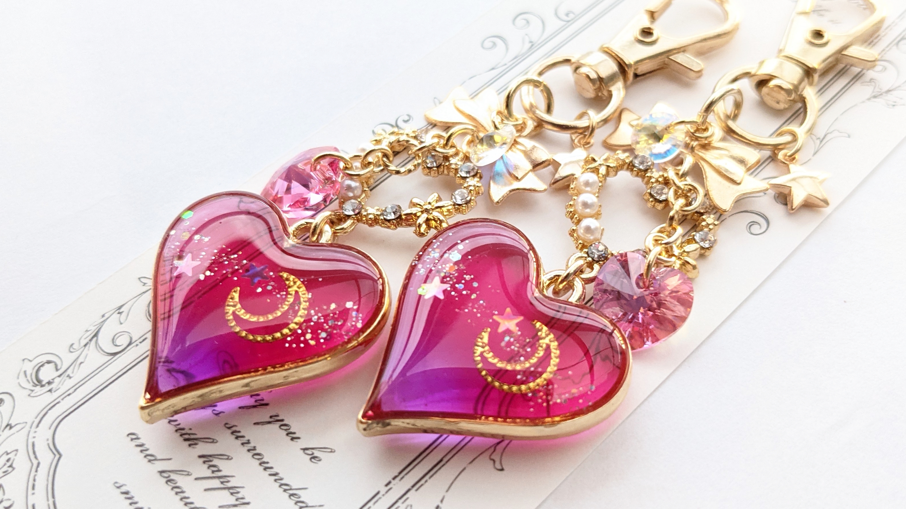 夜空のトリプルハート♡♡♡