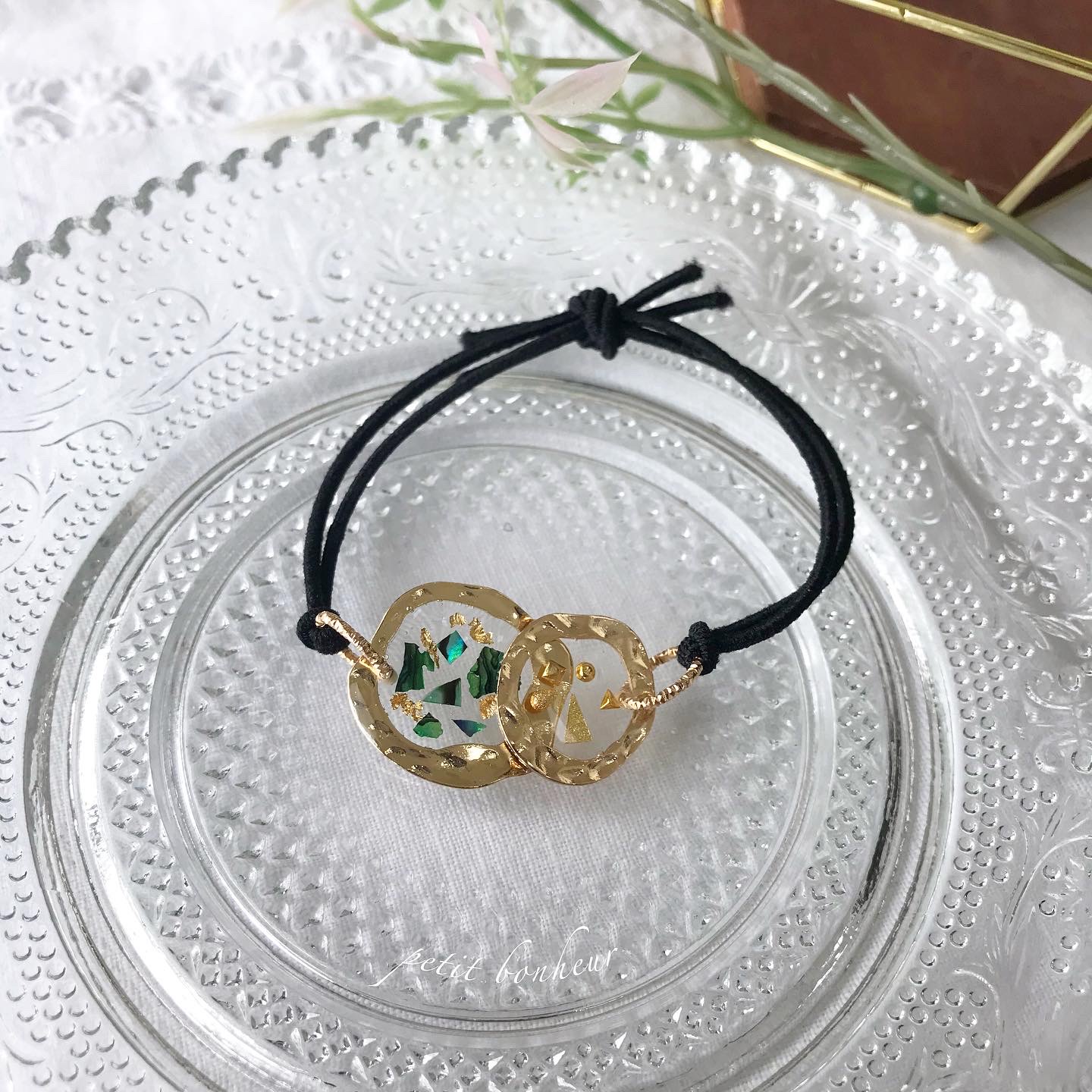 2way ヘアゴムブレス