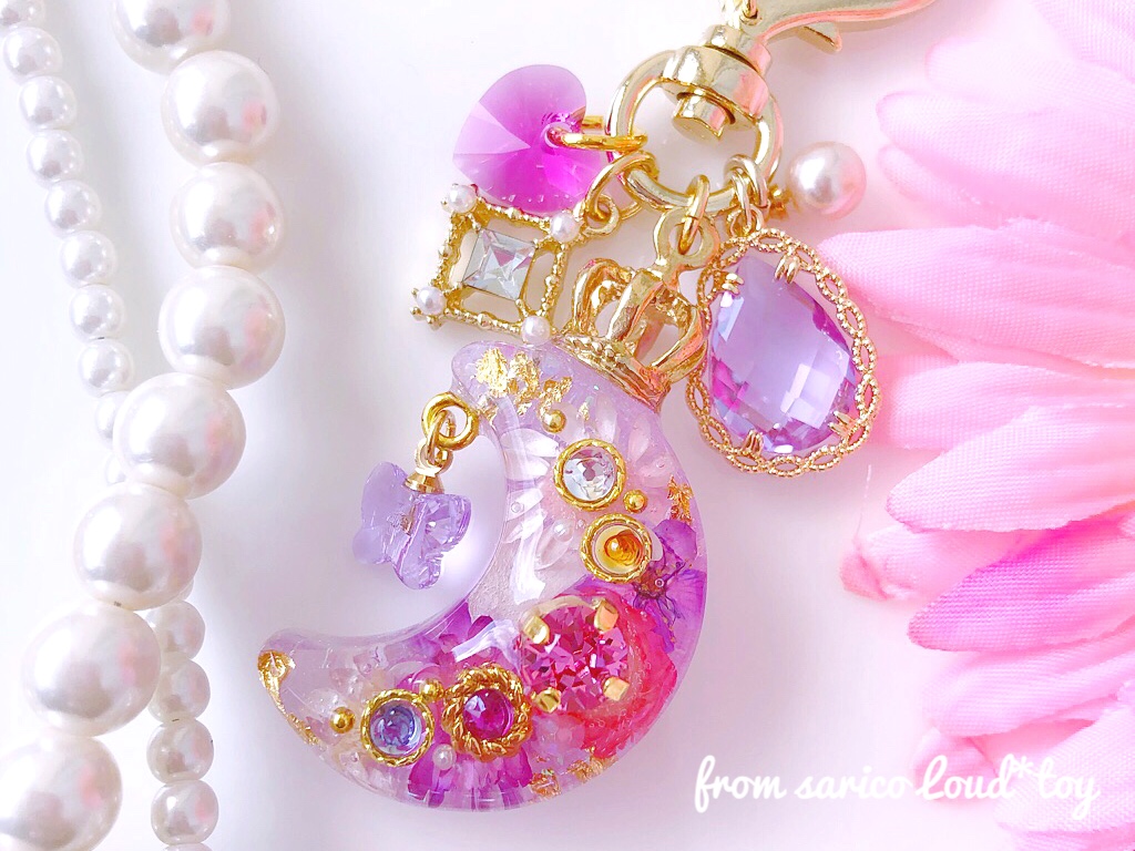 水華お月さまチャーム