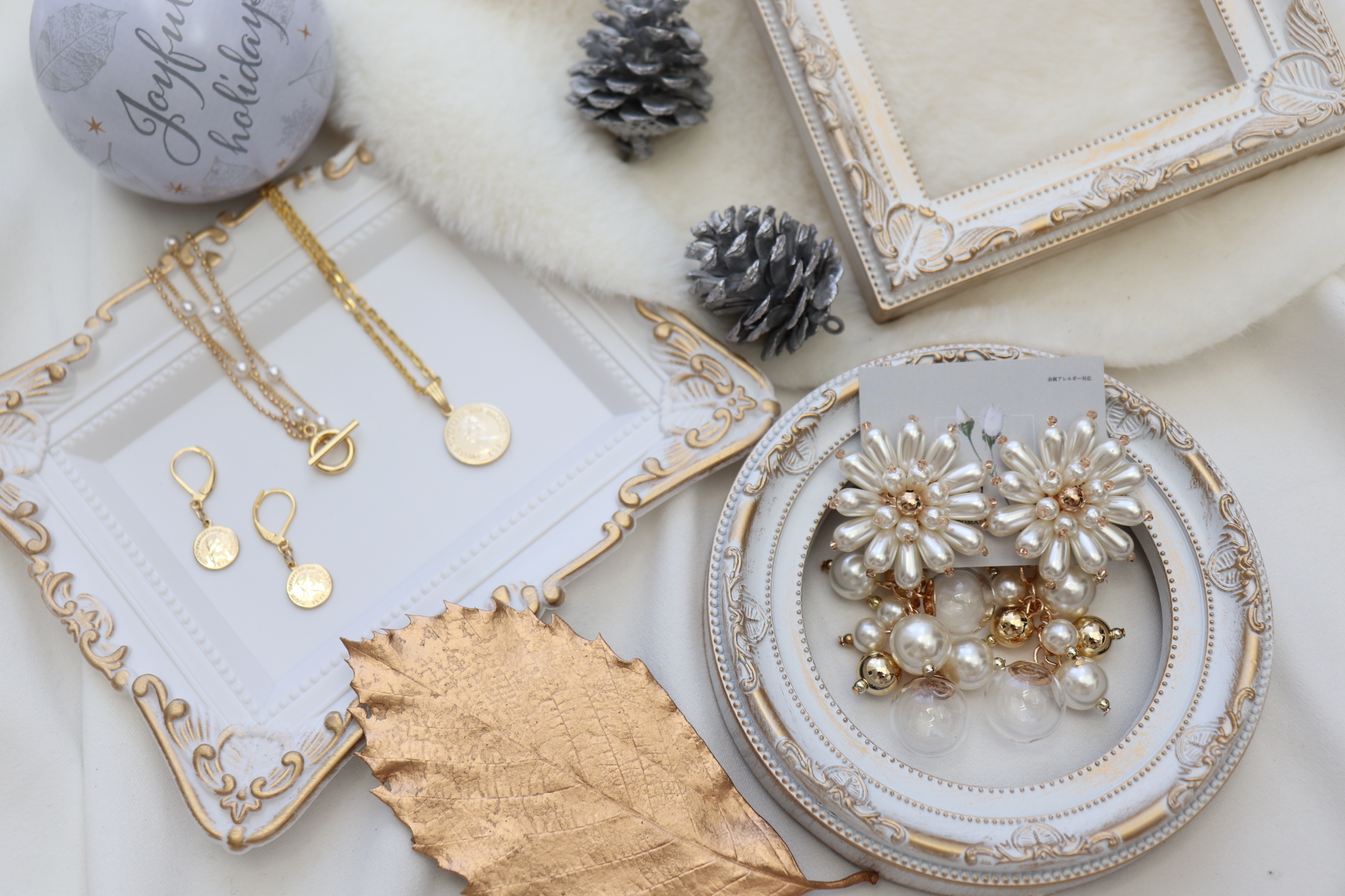 ❤【gold pearl  set】Happy box 2