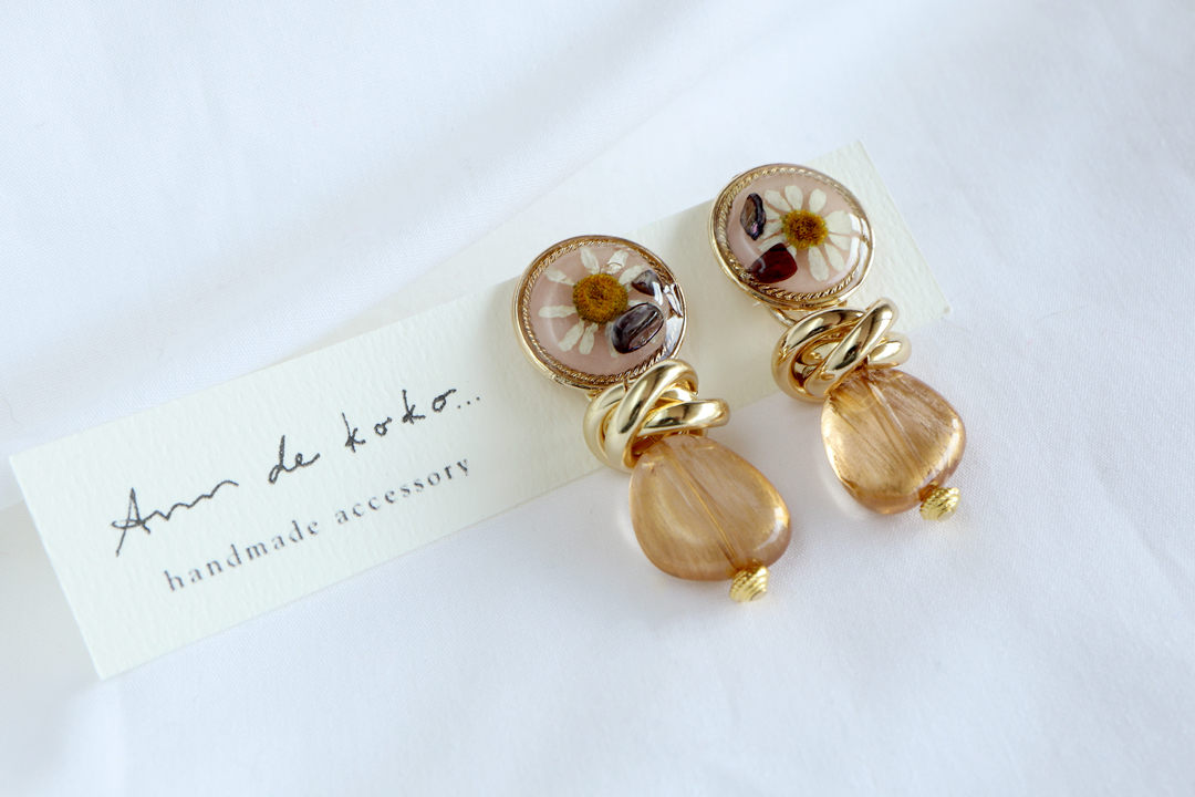 ヴィンテージパーツ＆ラウンドフラワー