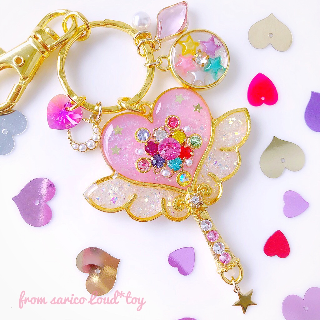 受注製作　Angelハートステッキ