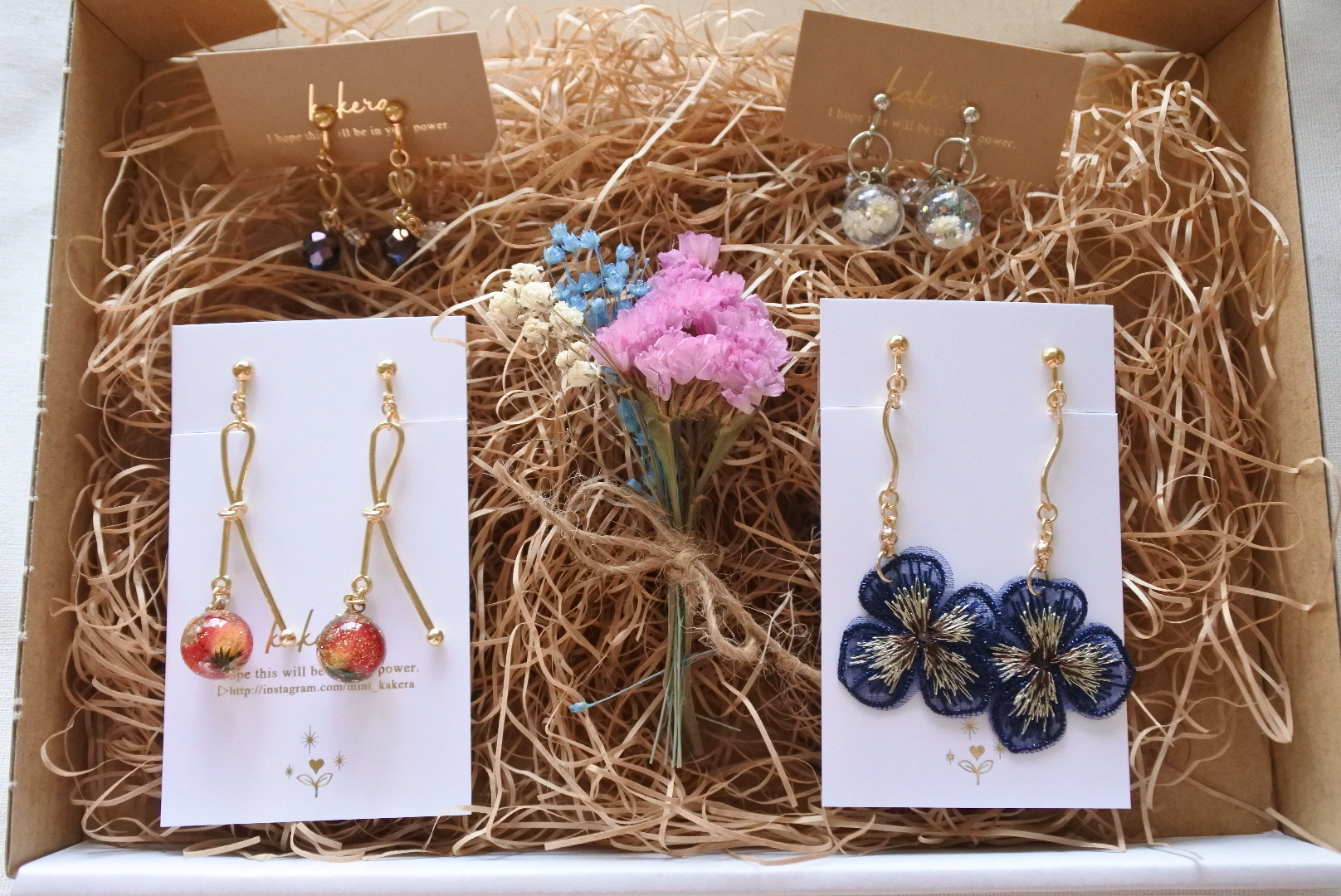 イヤリング福袋(snowy night)