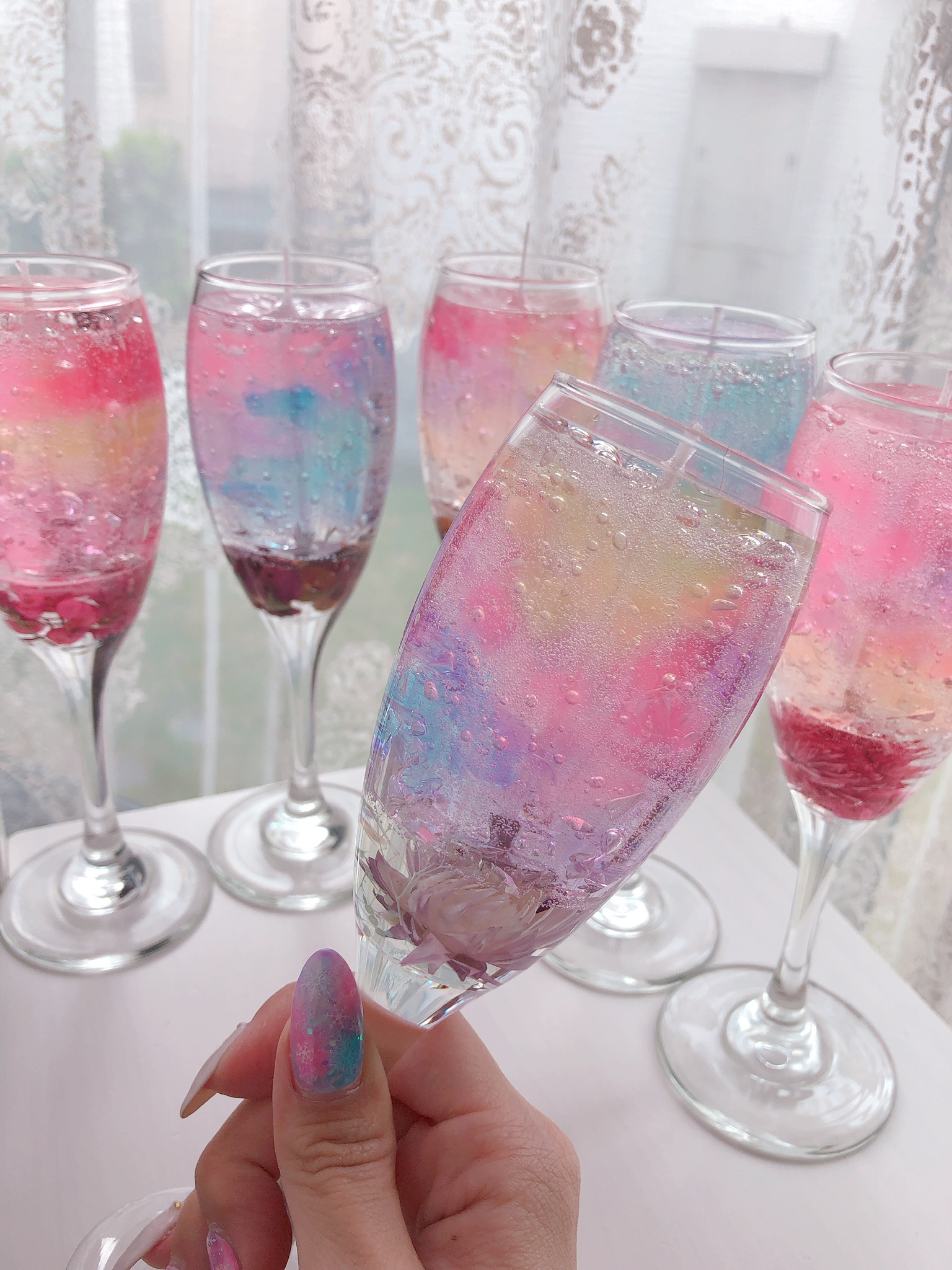 ボタニカルシャンパンキャンドル