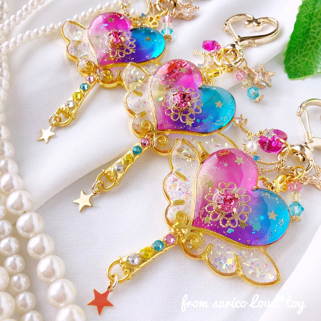 rainbow heart stick💓