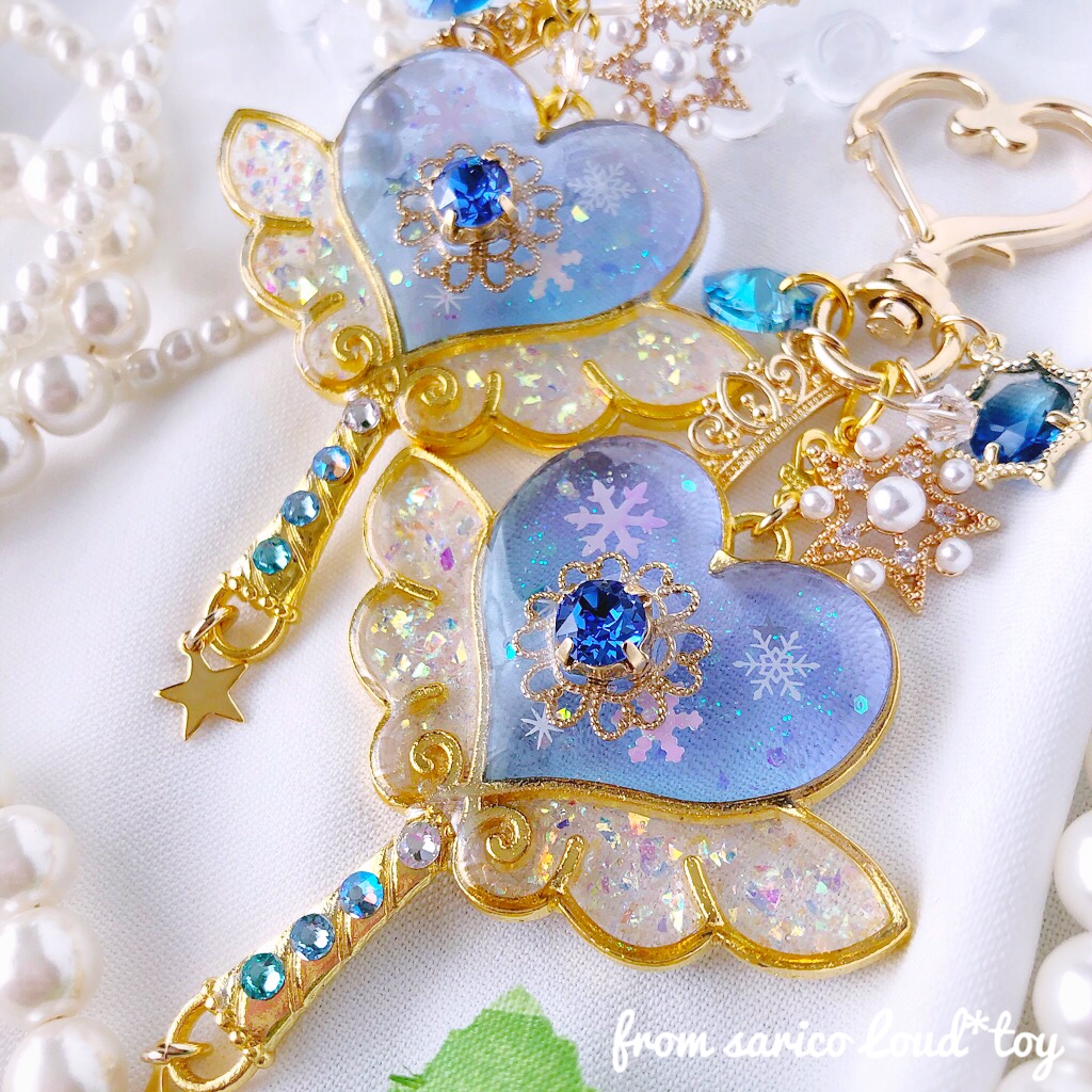 snow heart stick💓