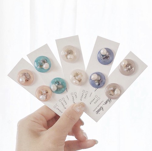 【送料無料】2way nuance shell pearl bijou design