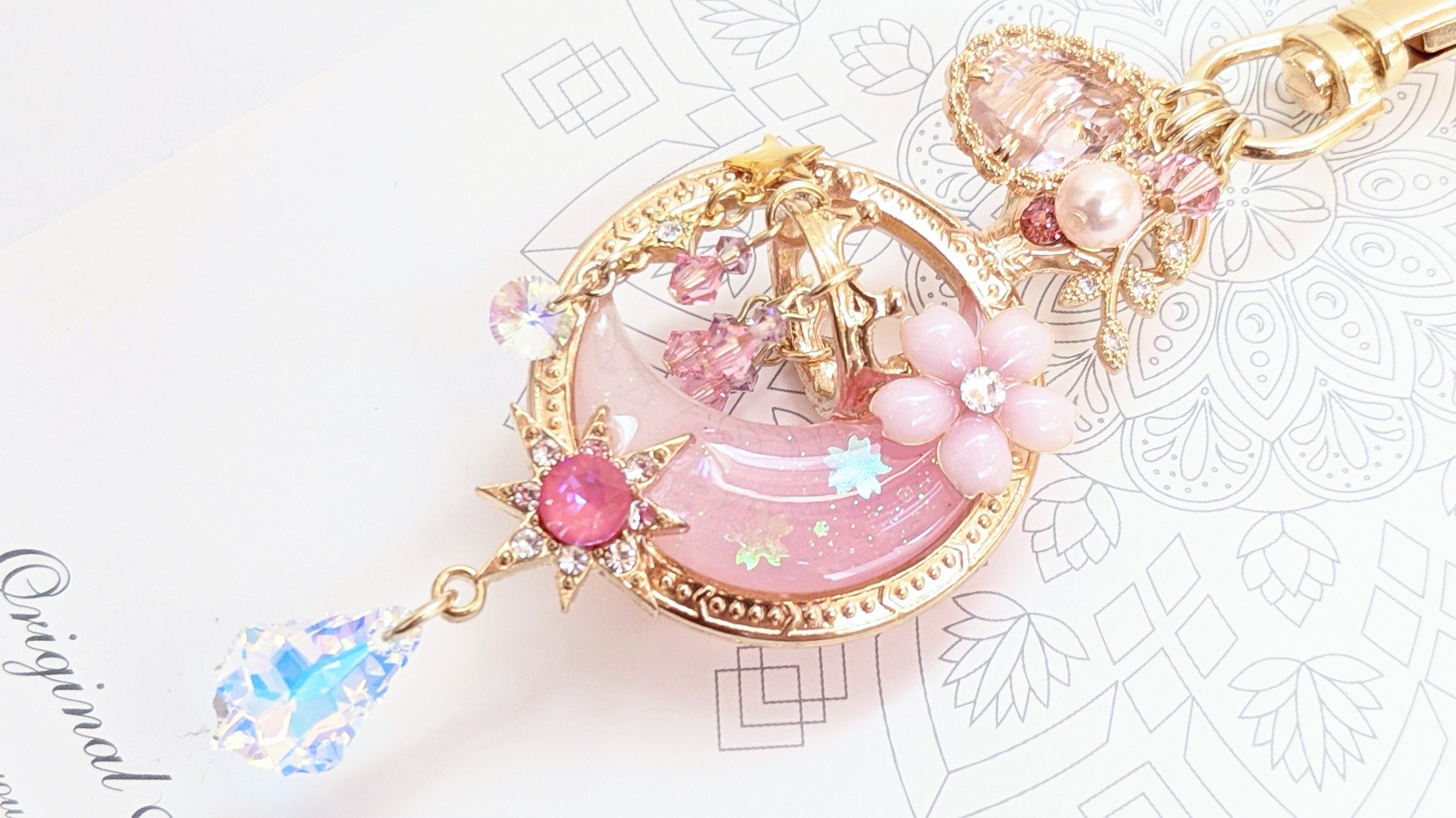 桜三日月シャンデリア🌜｡*🌸