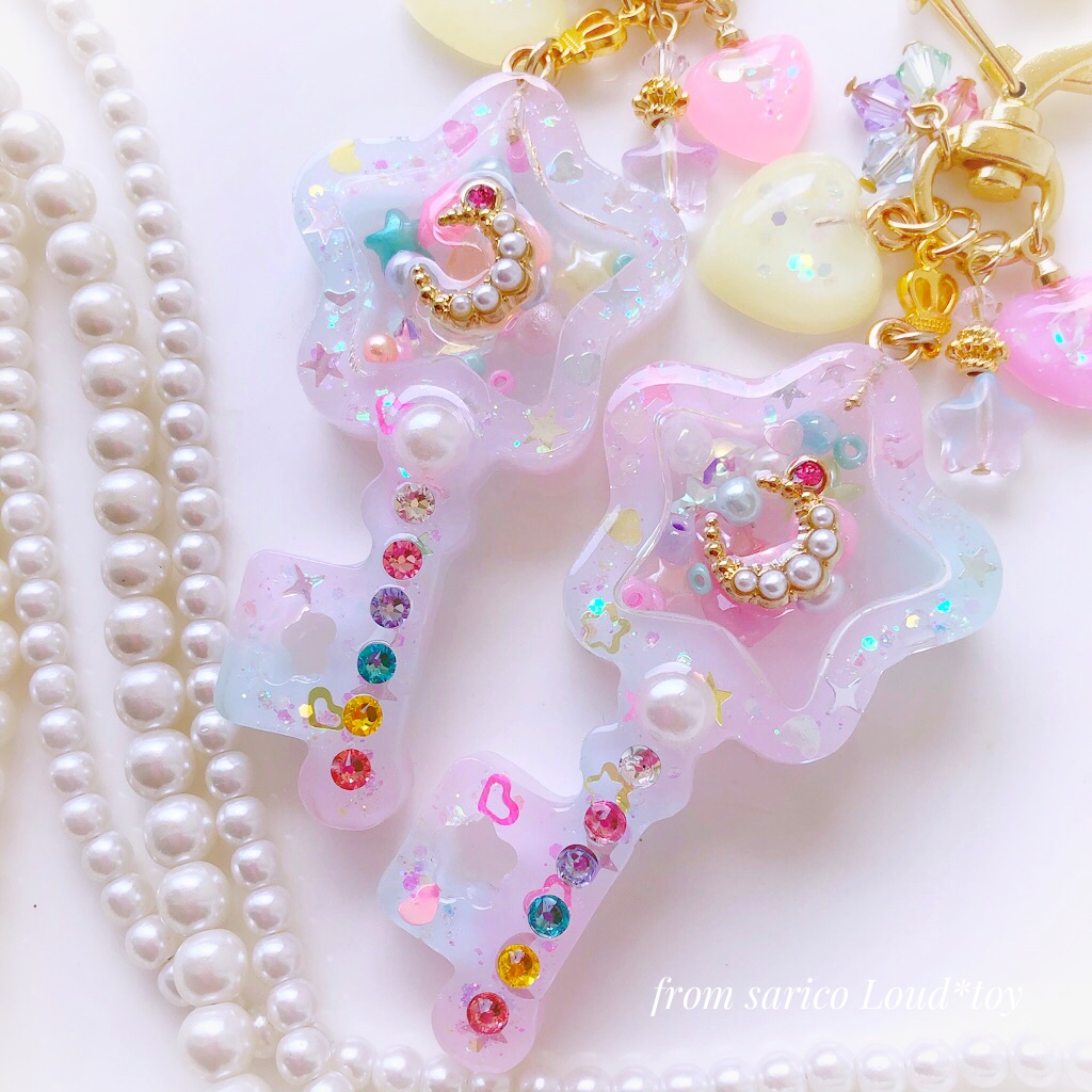 シャカシャカ星鍵チャーム⭐︎twinkle