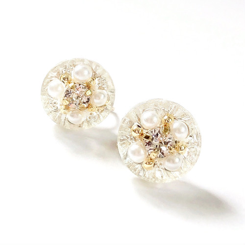 【送料無料】数量限定！フランス製ヴィンテージボタンフラワーデザイン