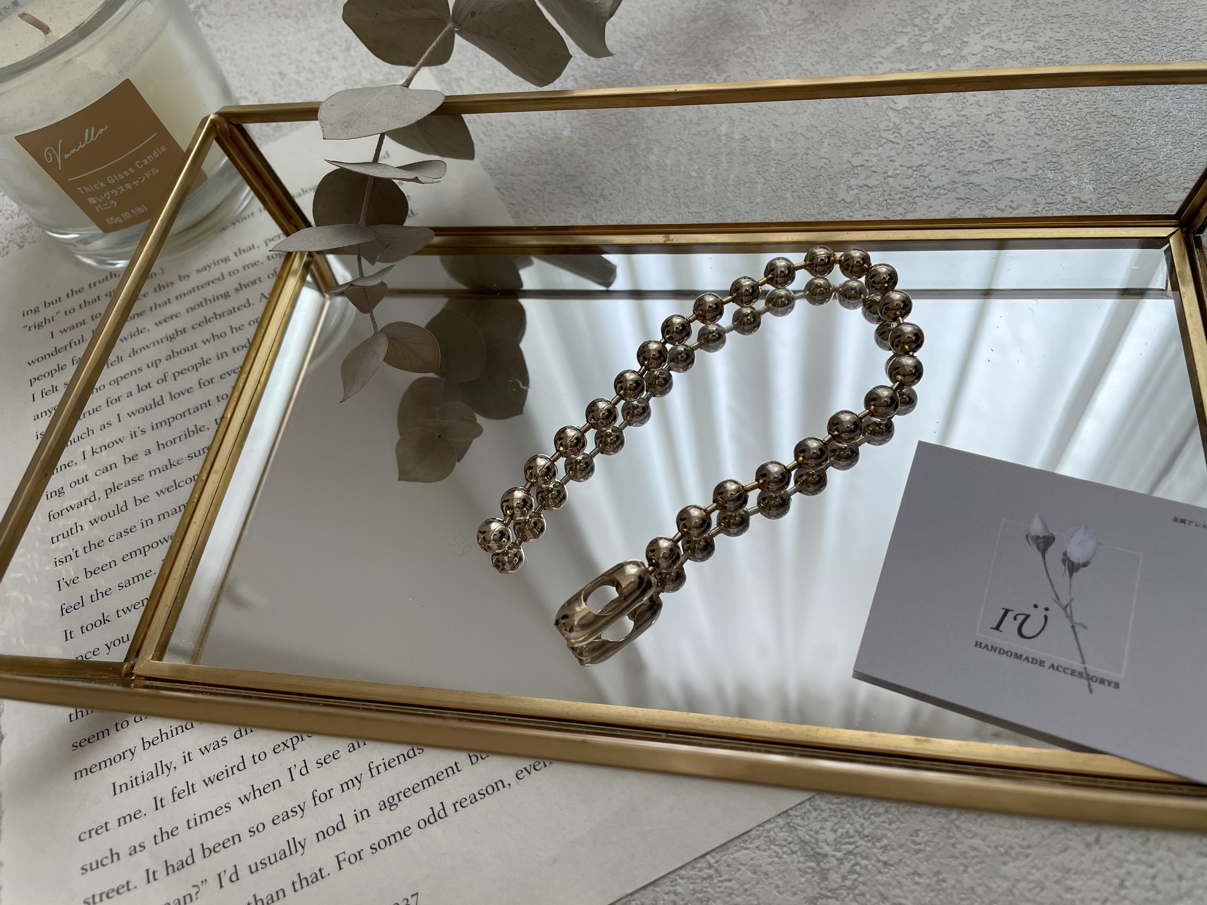 《再販》ballchain bangle