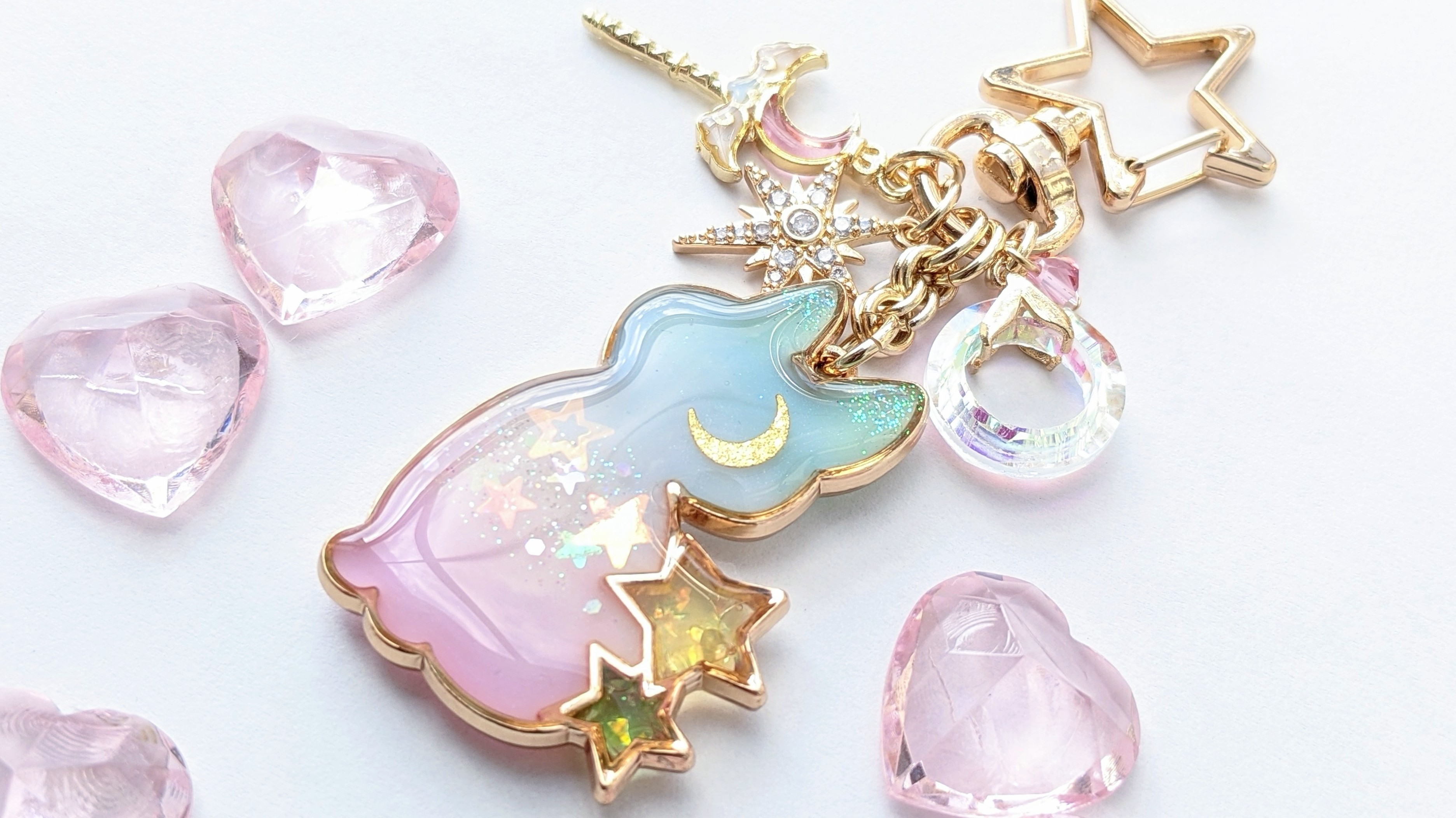 夢色にゃんこのキーホルダー🌜.｡*⭐