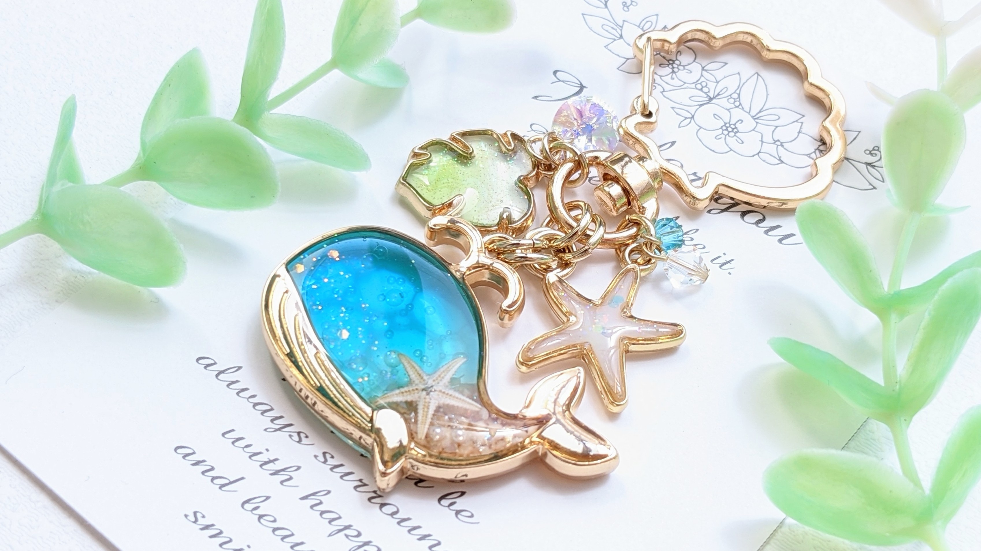 海くじらのキーホルダー🐳✨