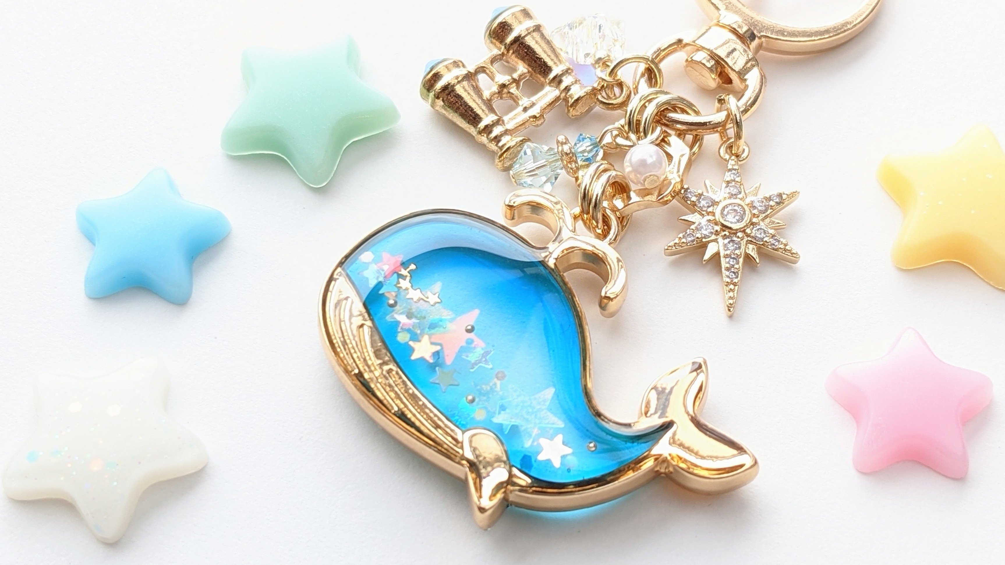 夢くじらのキーホルダー🐳⭐