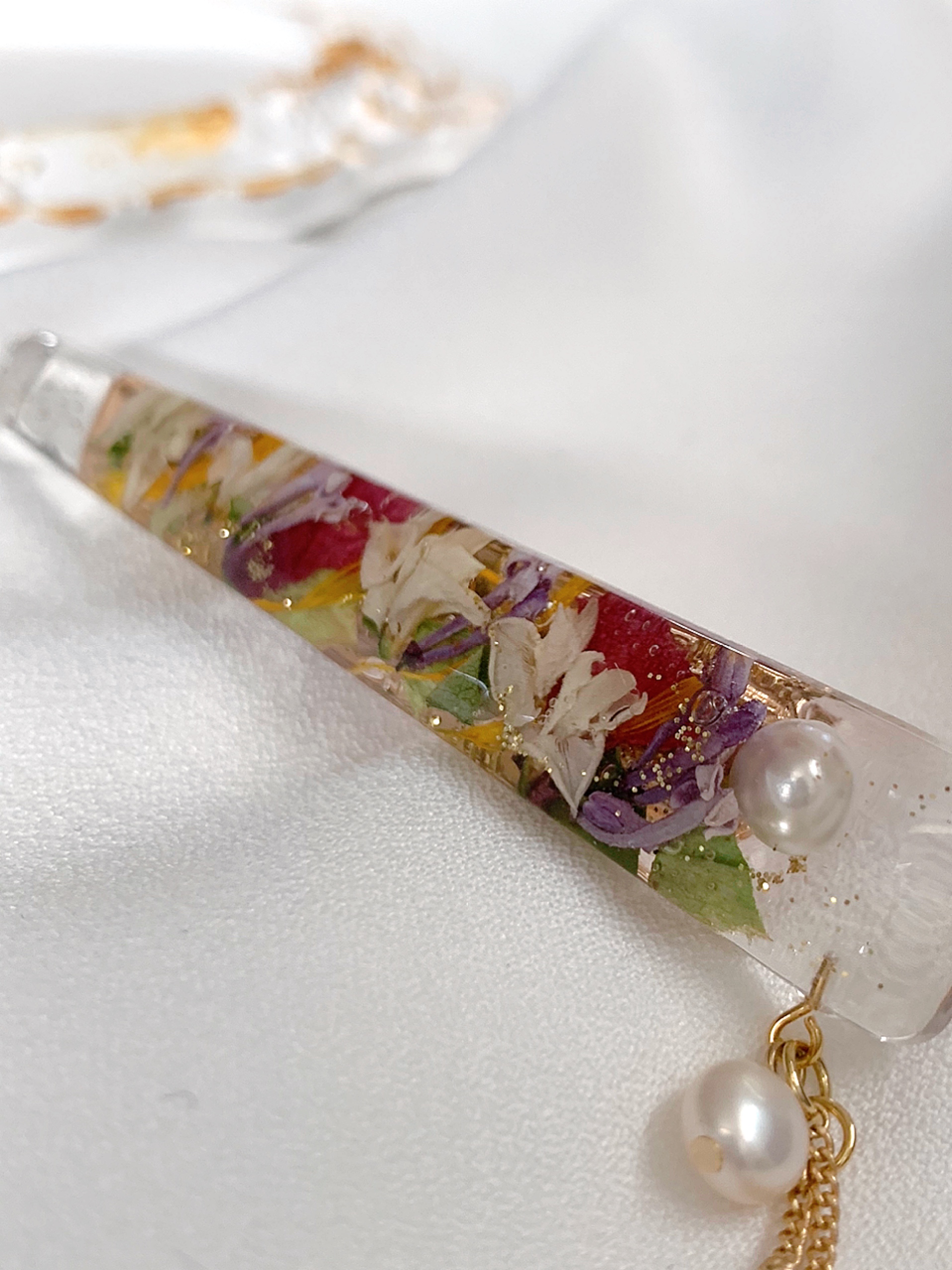 春のgarden  ヘアクリップ