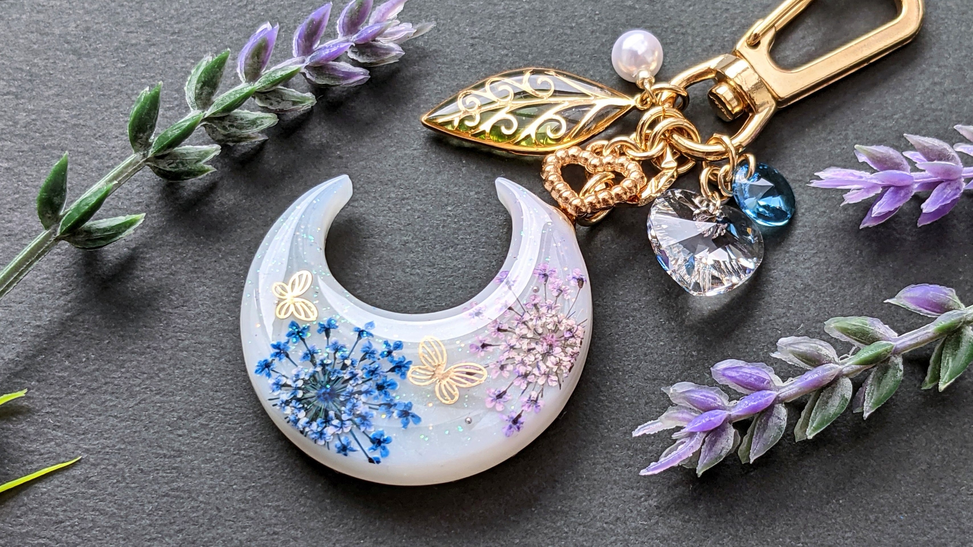 三日月と花火☪B