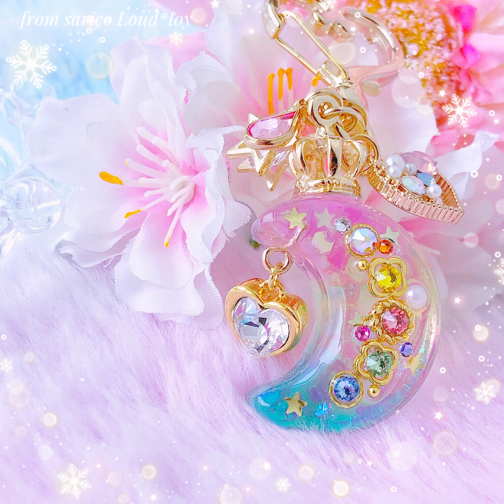 オーロラ☁️🌙月チャーム