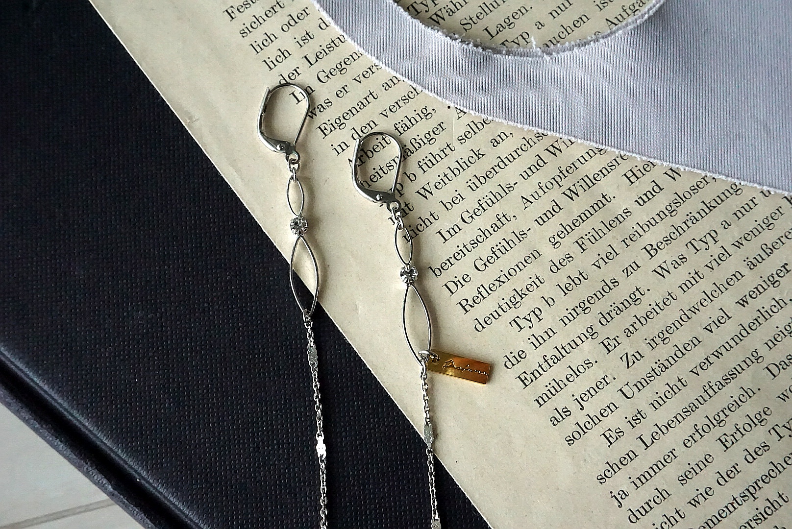 マーキスフープビジュー マスクチェーン(シルバー)